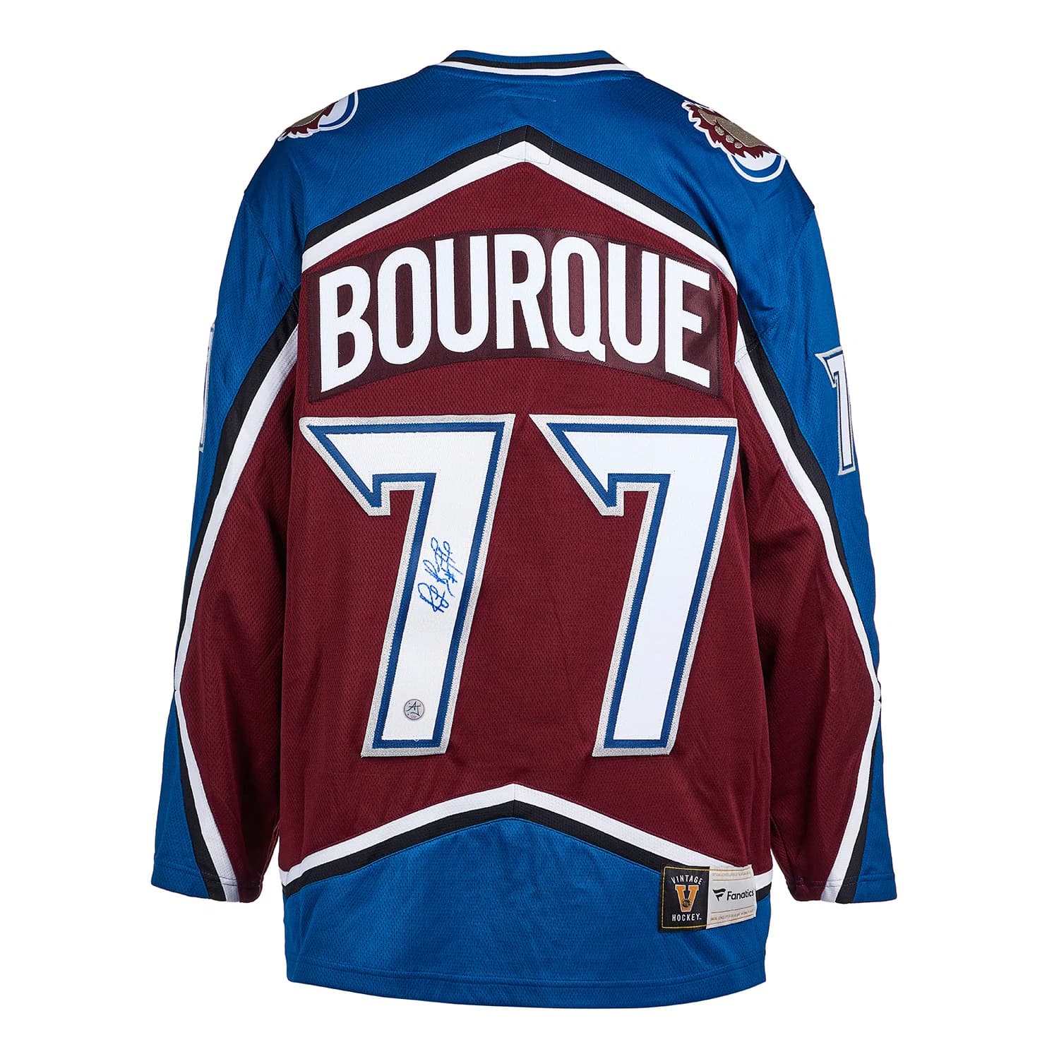 Ray Bourque Colorado Avalanche Signed 2001 Stanley Cup Fanatics Jersey Ray Bourque Jersey 2001-stanley-cup, Colorado Avalanche, supplier stock photo