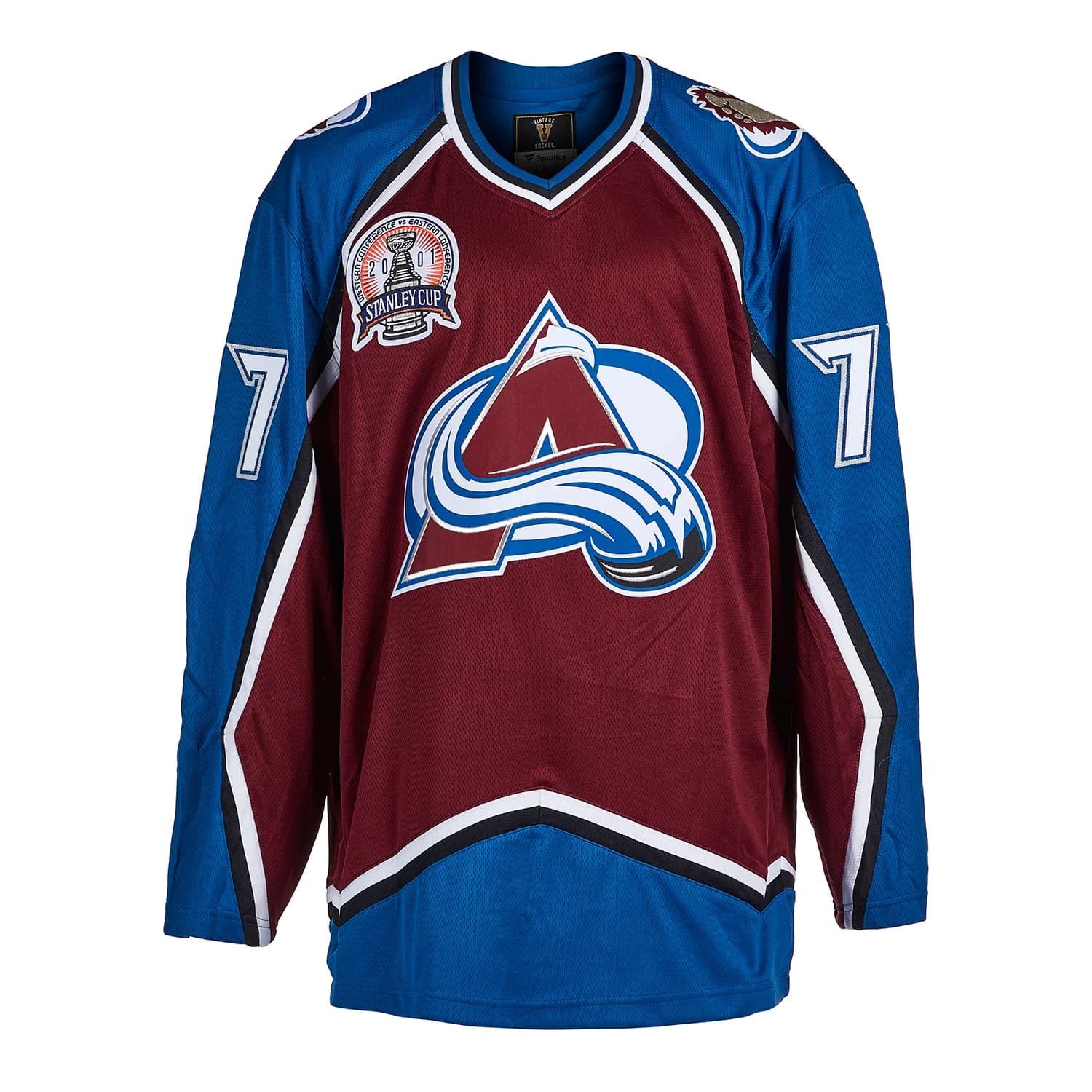 Ray Bourque Colorado Avalanche Signed 2001 Stanley Cup Fanatics Jersey Ray Bourque Jersey 2001-stanley-cup, Colorado Avalanche, view 2, supplier stock photo