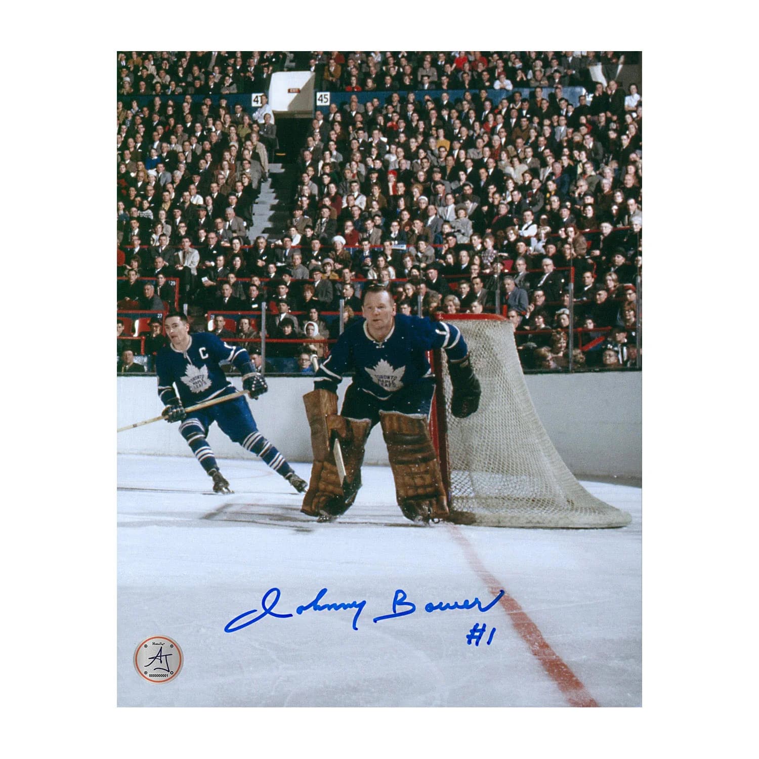 Johnny Bower Signed Toronto Maple Leafs Historic Goalie 8x10 Photo Johnny Bower Photo 8x10-historic-goalie, Toronto Maple Leafs, supplier stock photo