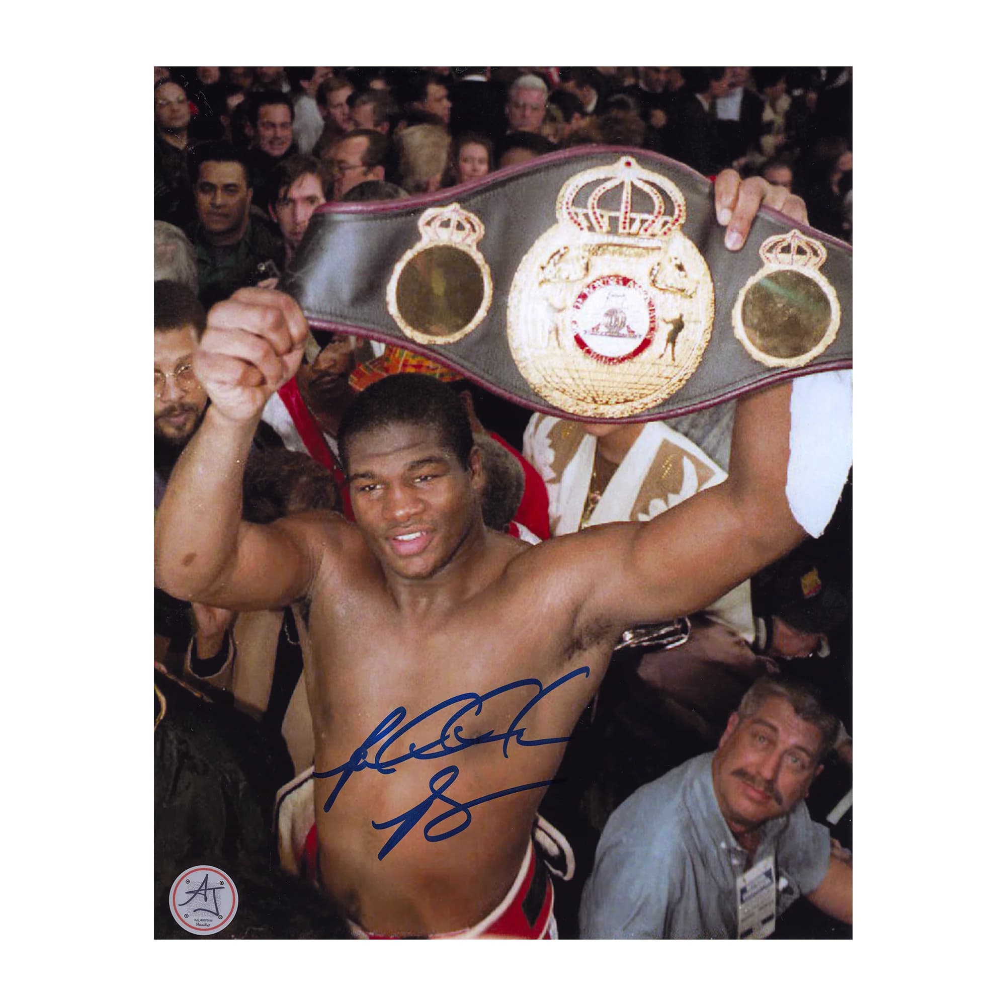 Riddick Bowe Autographed Boxing Heavyweight Champion with Belt 8x10 Photo Riddick Bowe Photo 8x10-boxing-heavyweight-champion-belt, supplier stock photo