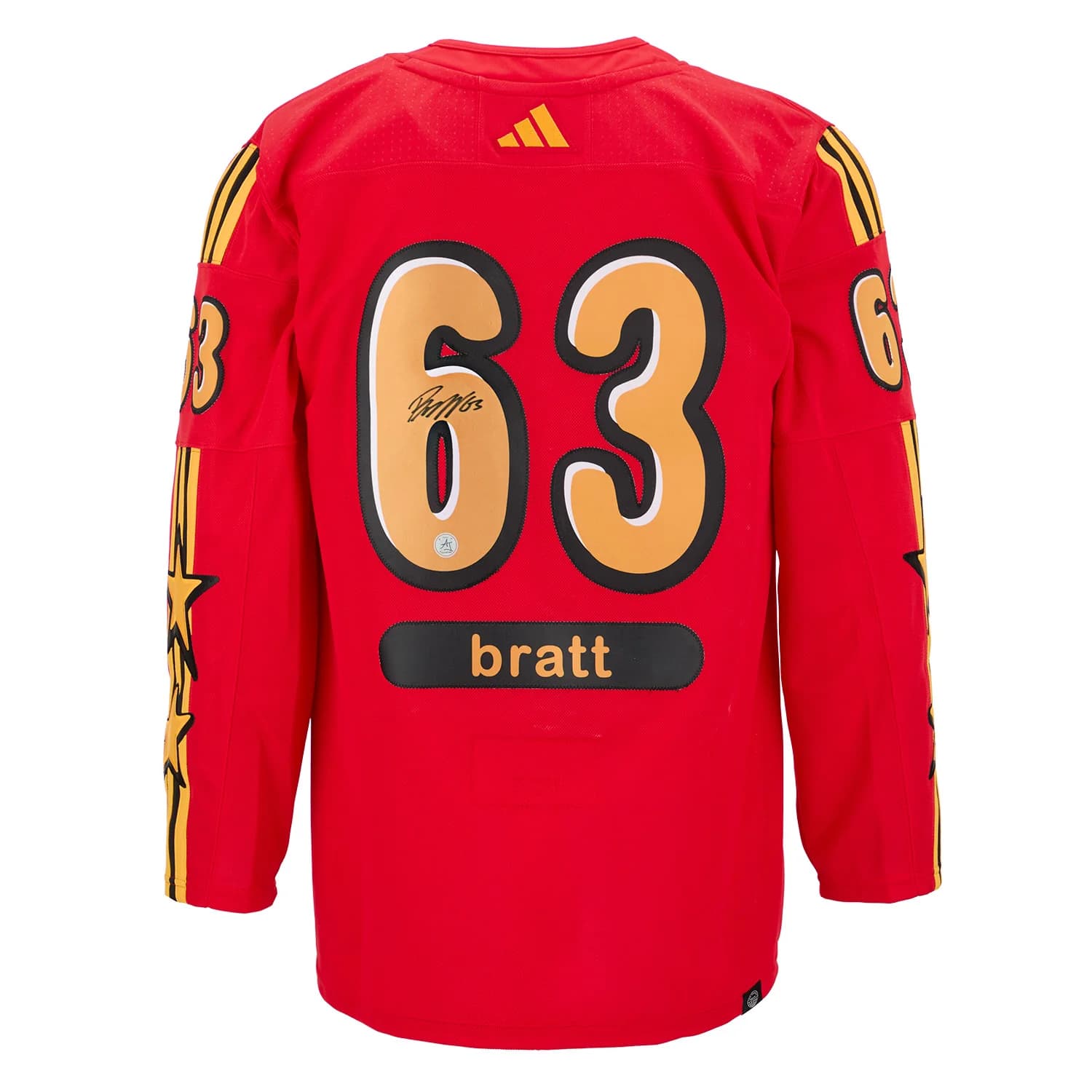 Jesper Bratt Autographed 2024 NHL All-Star Game Red adidas Jersey Jesper Bratt Jersey 2024-nhl-all-star-game-red, supplier stock photo