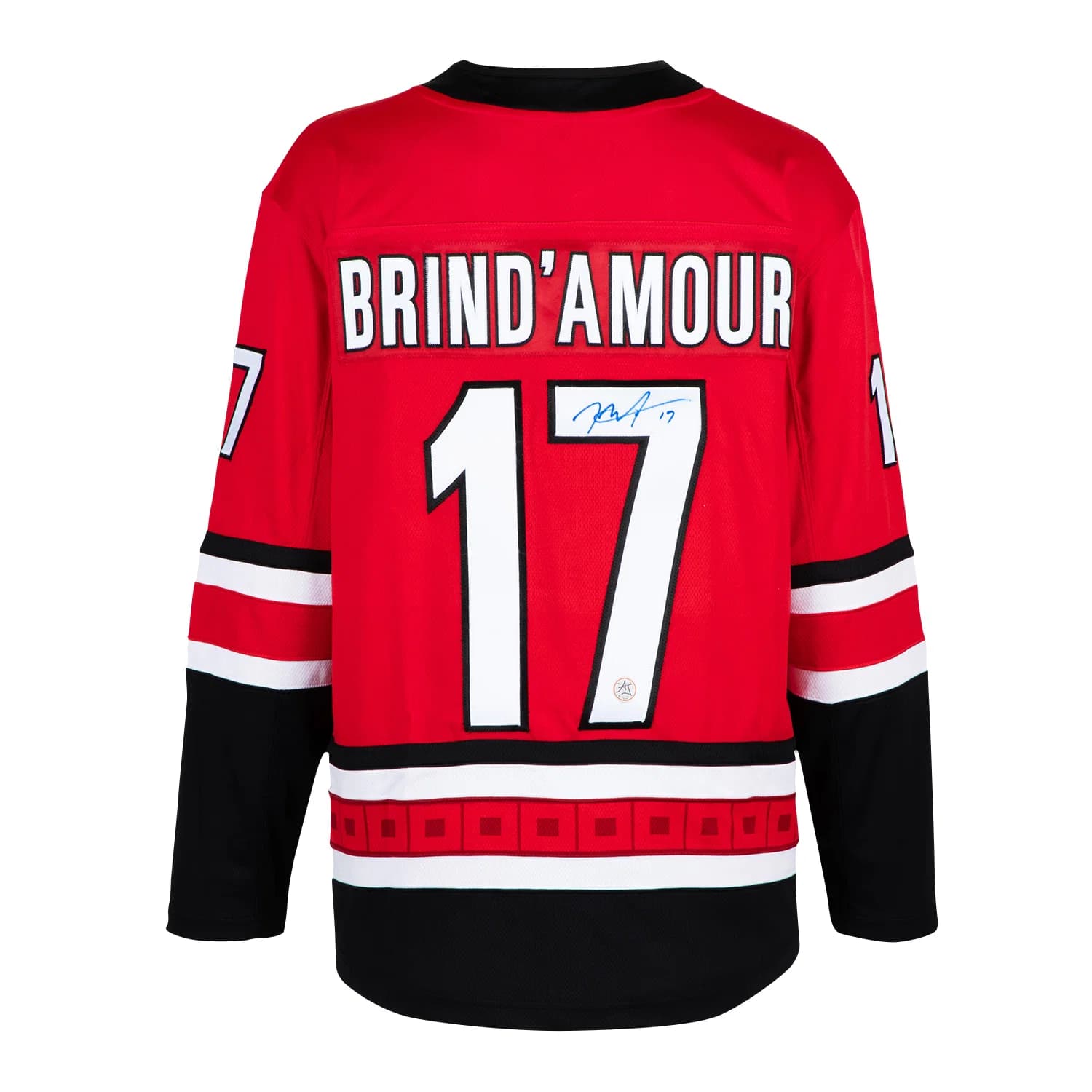 Rod Brind'Amour Autographed Carolina Hurricanes Red Fanatics Breakaway Jersey Rod Brind'Amour Jersey red-breakaway, Carolina Hurricanes, supplier stock photo