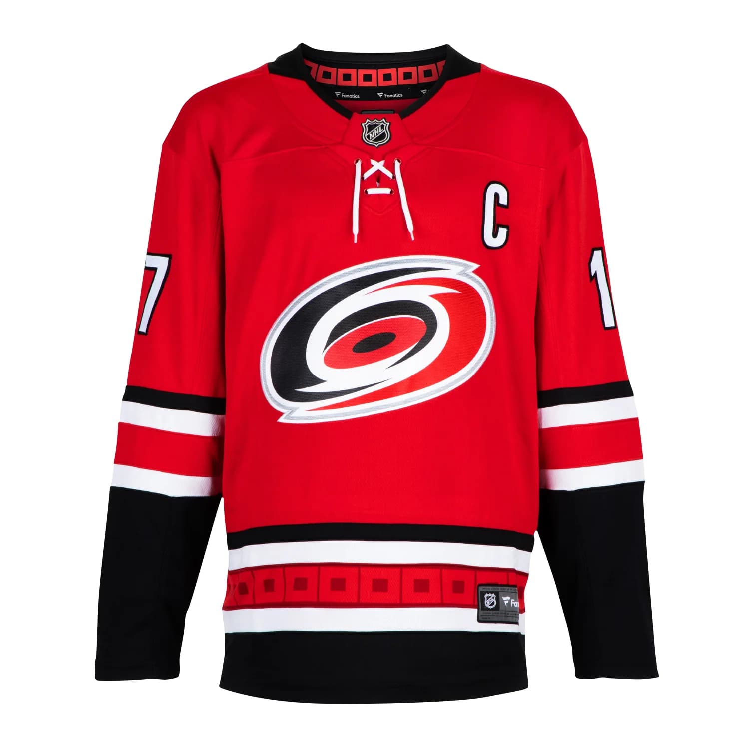 Rod Brind'Amour Autographed Carolina Hurricanes Red Fanatics Breakaway Jersey Rod Brind'Amour Jersey red-breakaway, Carolina Hurricanes, view 2, supplier stock photo