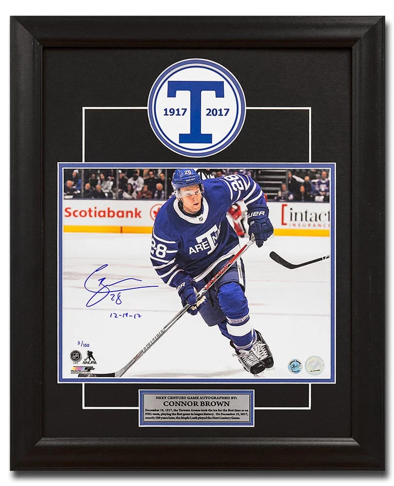 Connor Brown Toronto Arenas Signed Leafs Next Century Game 20x24 Frame #/100 Connor Brown Other 20x24-connor-brown-toronto-arenas-leafs-next, supplier stock photo