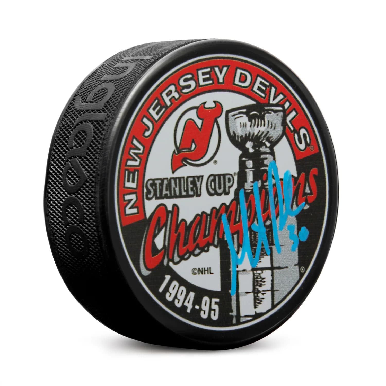 Martin Brodeur Autographed New Jersey Devils 1995 Stanley Cup Puck Martin Brodeur Jersey 1995-stanley-cup, New Jersey Devils, supplier stock photo