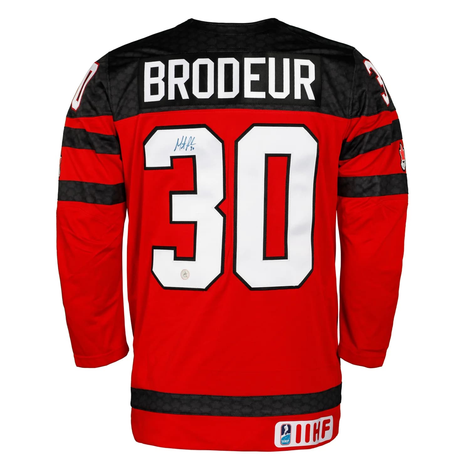 Martin Brodeur Autographed Team Canada Red Nike Hockey Jersey Martin Brodeur Jersey team-canada-red-nike-hockey, supplier stock photo
