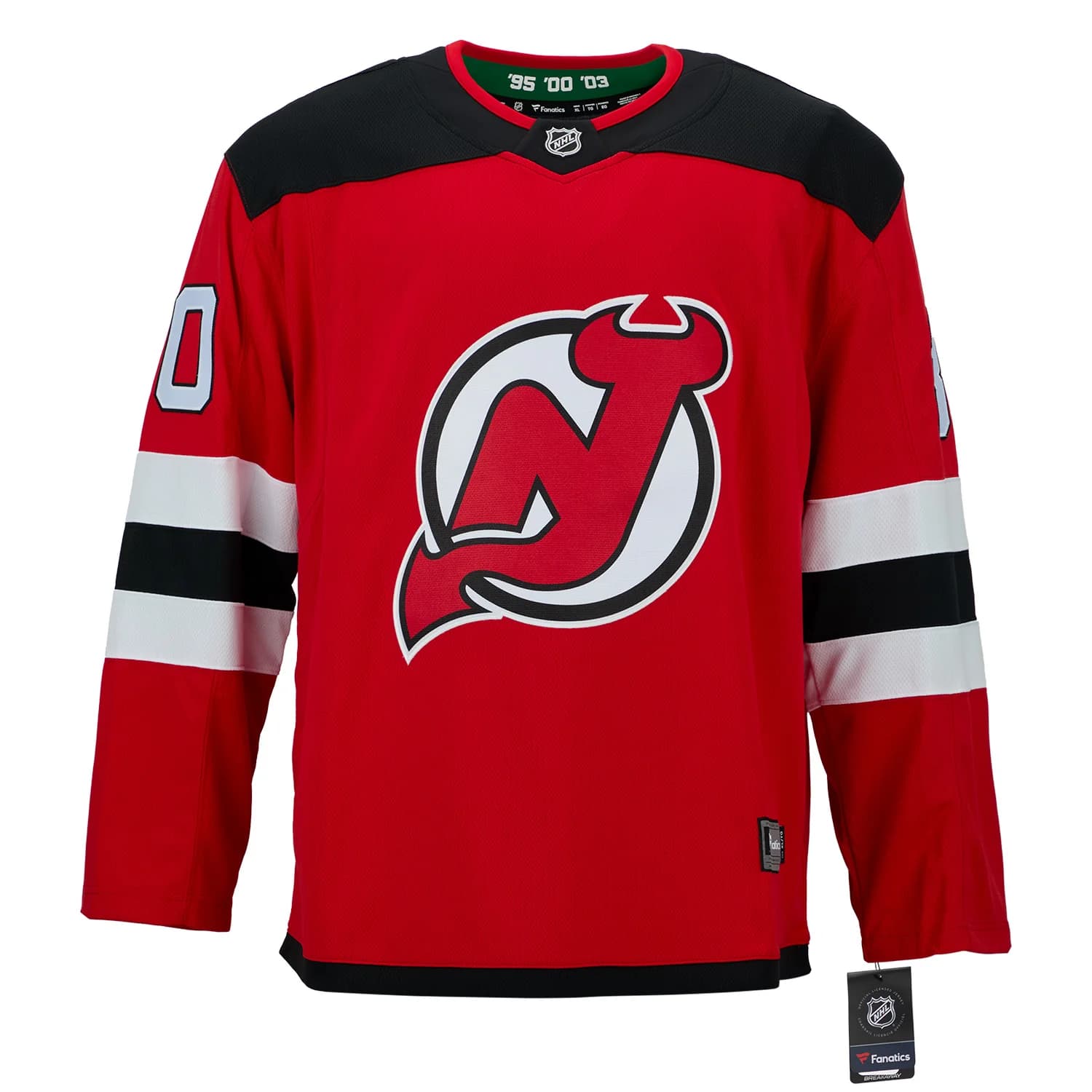 Martin Brodeur Autographed New Jersey Devils Fanatics Breakaway Jersey Martin Brodeur Jersey breakaway, New Jersey Devils, view 2, supplier stock photo