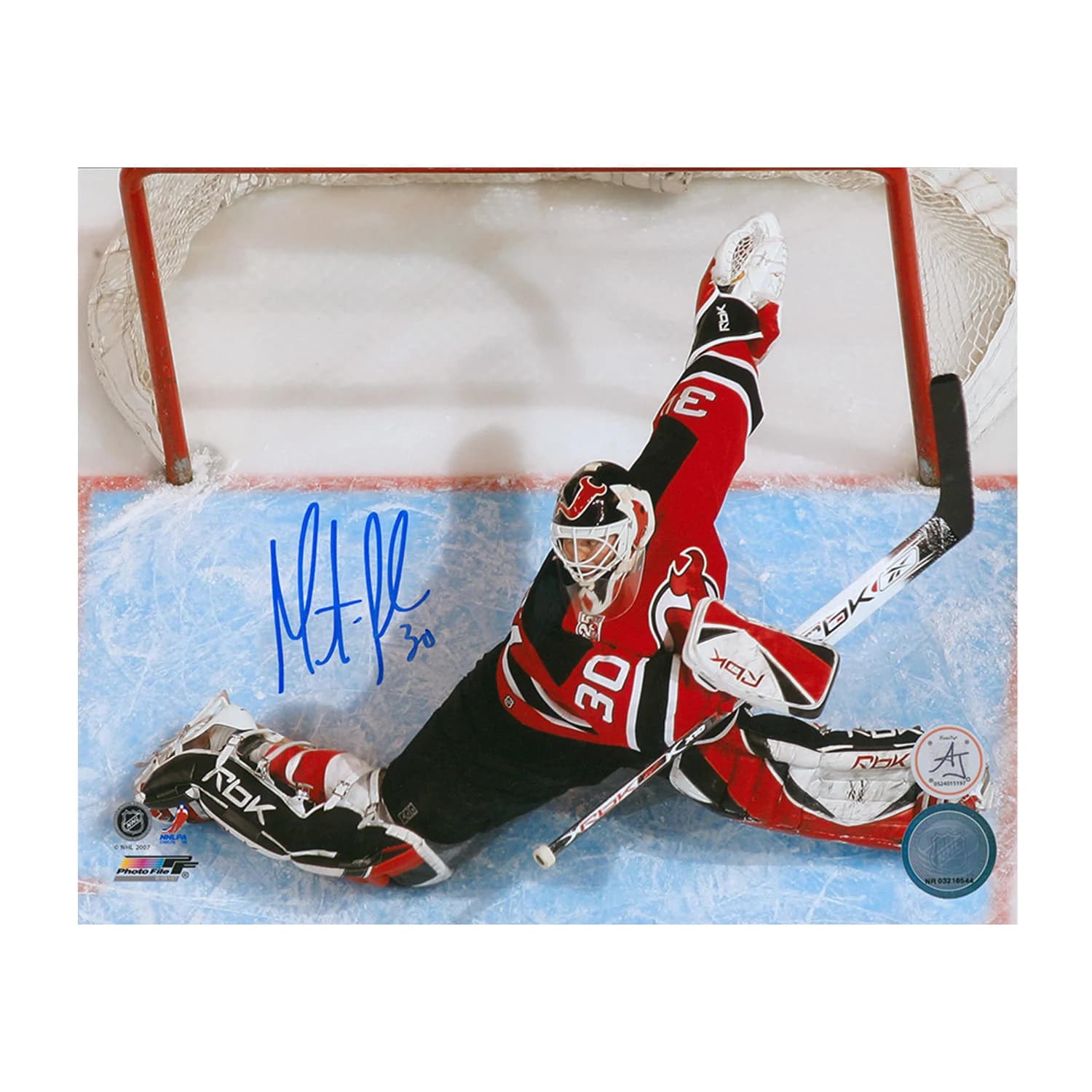 Martin Brodeur Signed New Jersey Devils Aerial Crease View 8x10 Photo Martin Brodeur Jersey 8x10-aerial-crease-view, New Jersey Devils, supplier stock photo