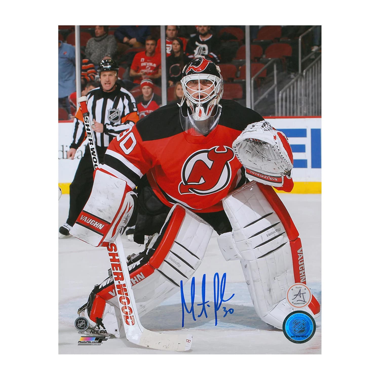 Martin Brodeur Autographed New Jersey Devils Goalie 8x10 Photo Martin Brodeur Jersey 8x10-goalie, New Jersey Devils, supplier stock photo