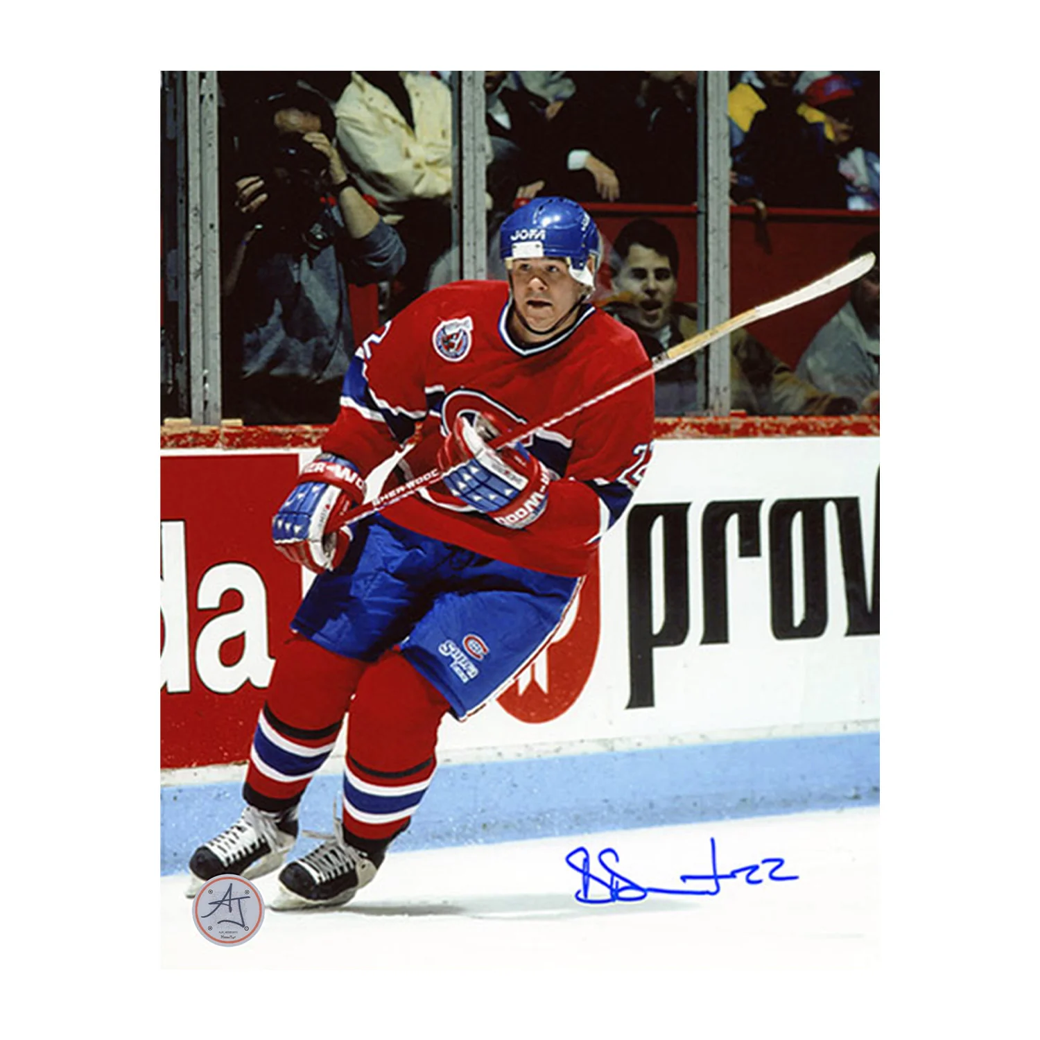 Benoit Brunet Autographed Montreal Canadiens Hockey 8x10 Photo Benoit Brunet Photo 8x10-hockey, Montreal Canadiens, supplier stock photo