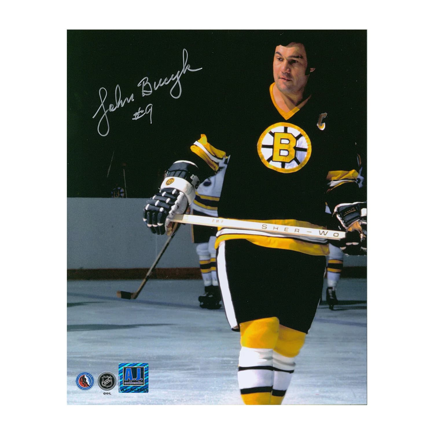 Johnny Bucyk Signed Boston Bruins Classic Hockey 8x10 Photo Johnny Bucyk Photo 8x10-classic-hockey, Boston Bruins, supplier stock photo