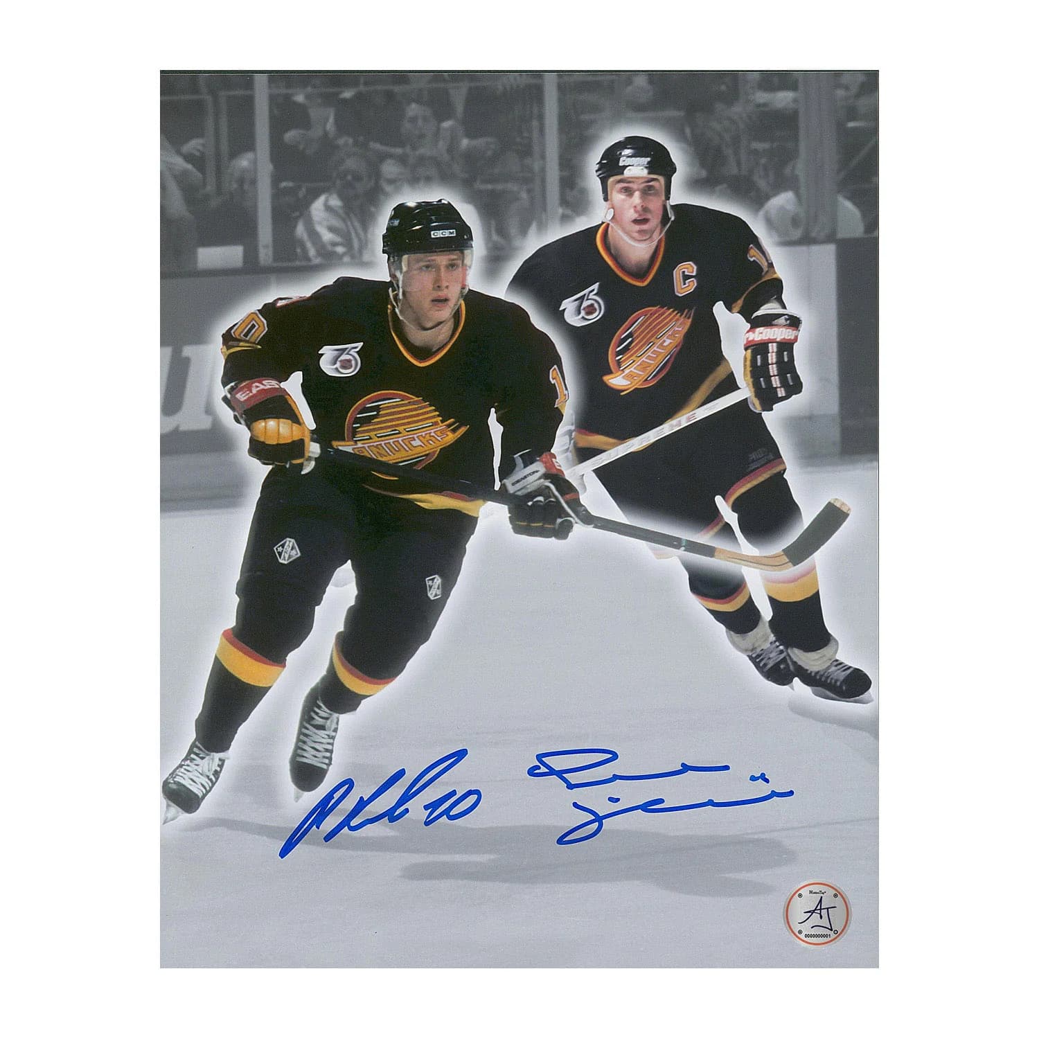 Pavel Bure & Trevor Linden Dual Signed Vancouver Canucks 8x10 Photo Pavel Bure Photo 8x10-trevor-linden-dual, Vancouver Canucks, supplier stock photo