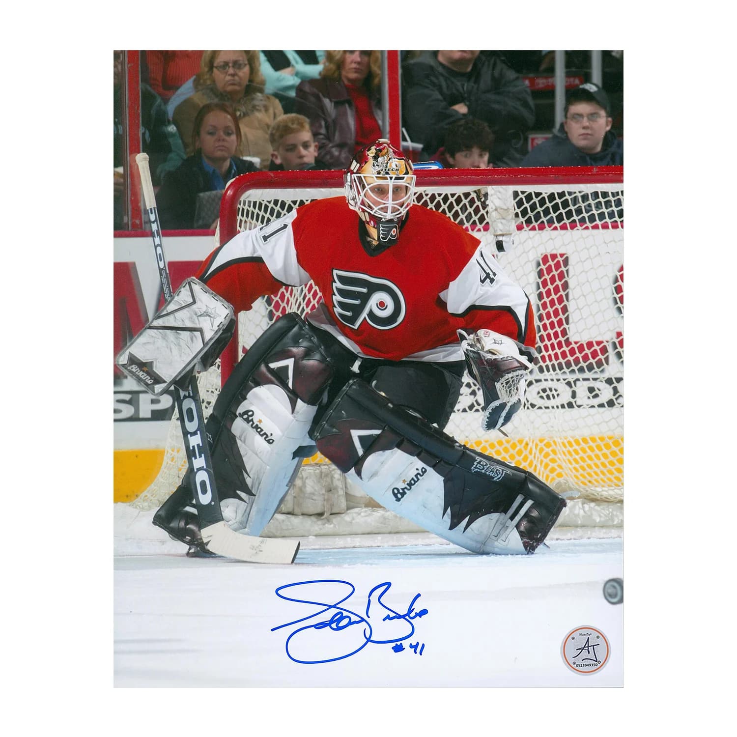Sean Burke Philadelphia Flyers Autographed Goalie 8x10 Photo Sean Burke Photo 8x10-goalie, Philadelphia Flyers, supplier stock photo