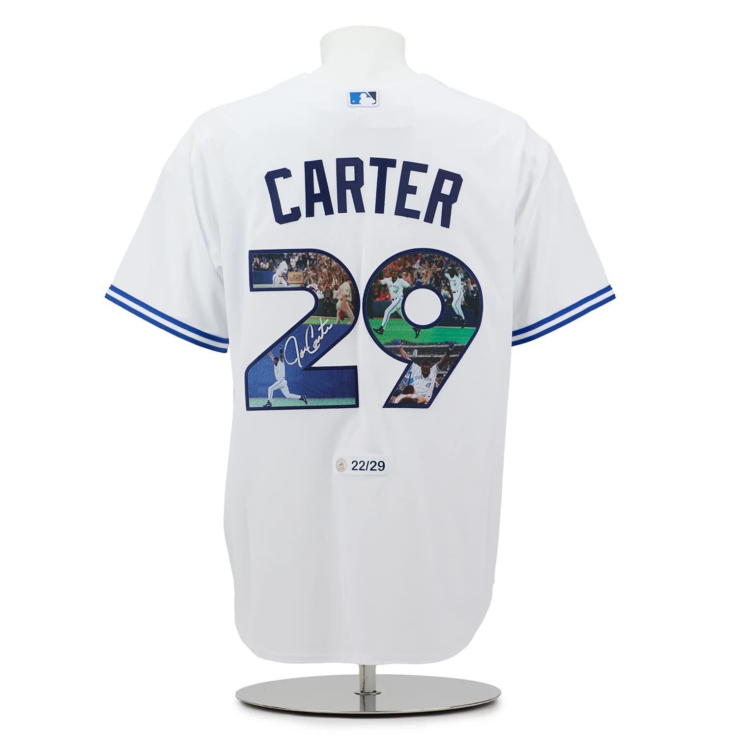Joe Carter Signed Toronto Blue Jays World Series Home Run Art Jersey #22/29 Joe Carter Jersey joe-carter-toronto-blue-jays-world, supplier stock photo