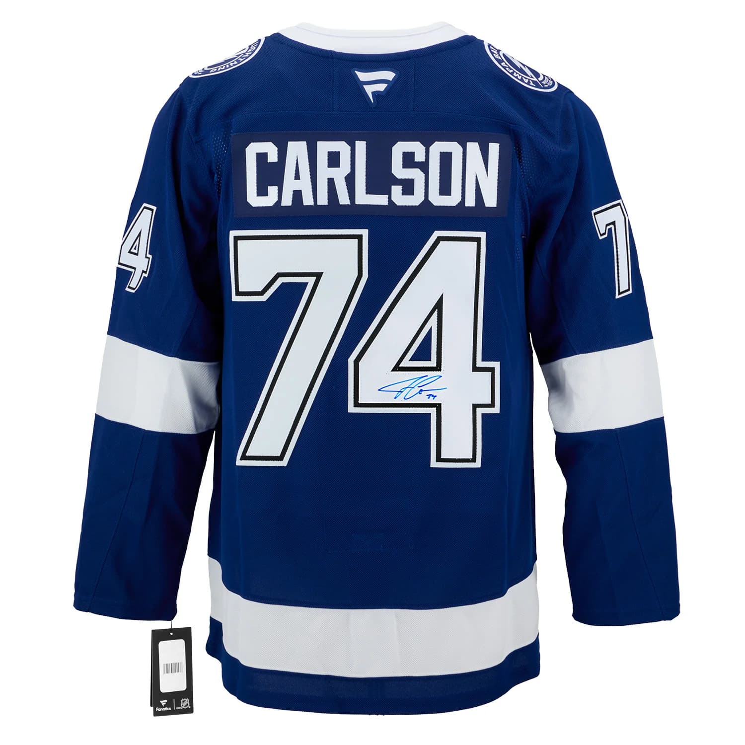 John Carlson Autographed Tampa Bay Lightning Fanatics Premium Jersey John Carlson Jersey john-carlson-tampa-bay-lightning-premium, Tampa Bay Lightning, supplier stock photo
