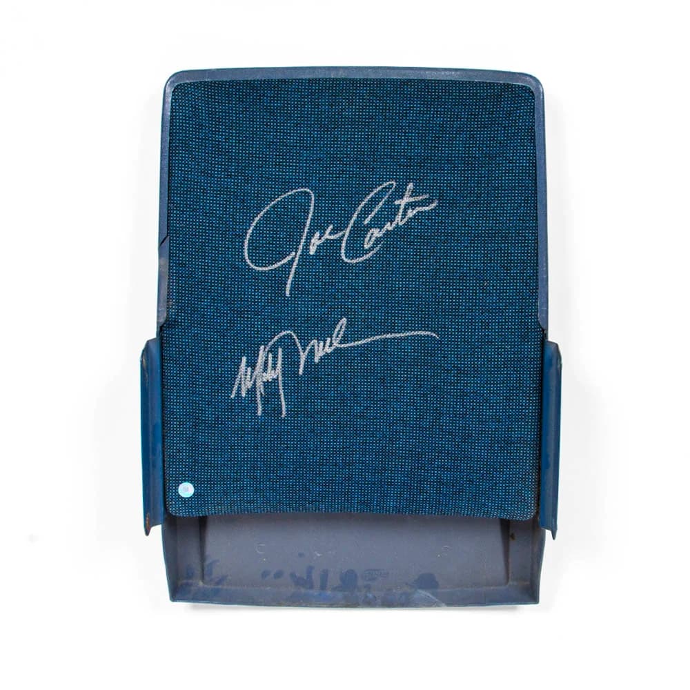 Joe Carter & Mitch Williams Dual Signed Blue Jays SkyDome Stadium Seat Back Joe Carter Other joe-carter-mitch-williams-dual-blue, supplier stock photo