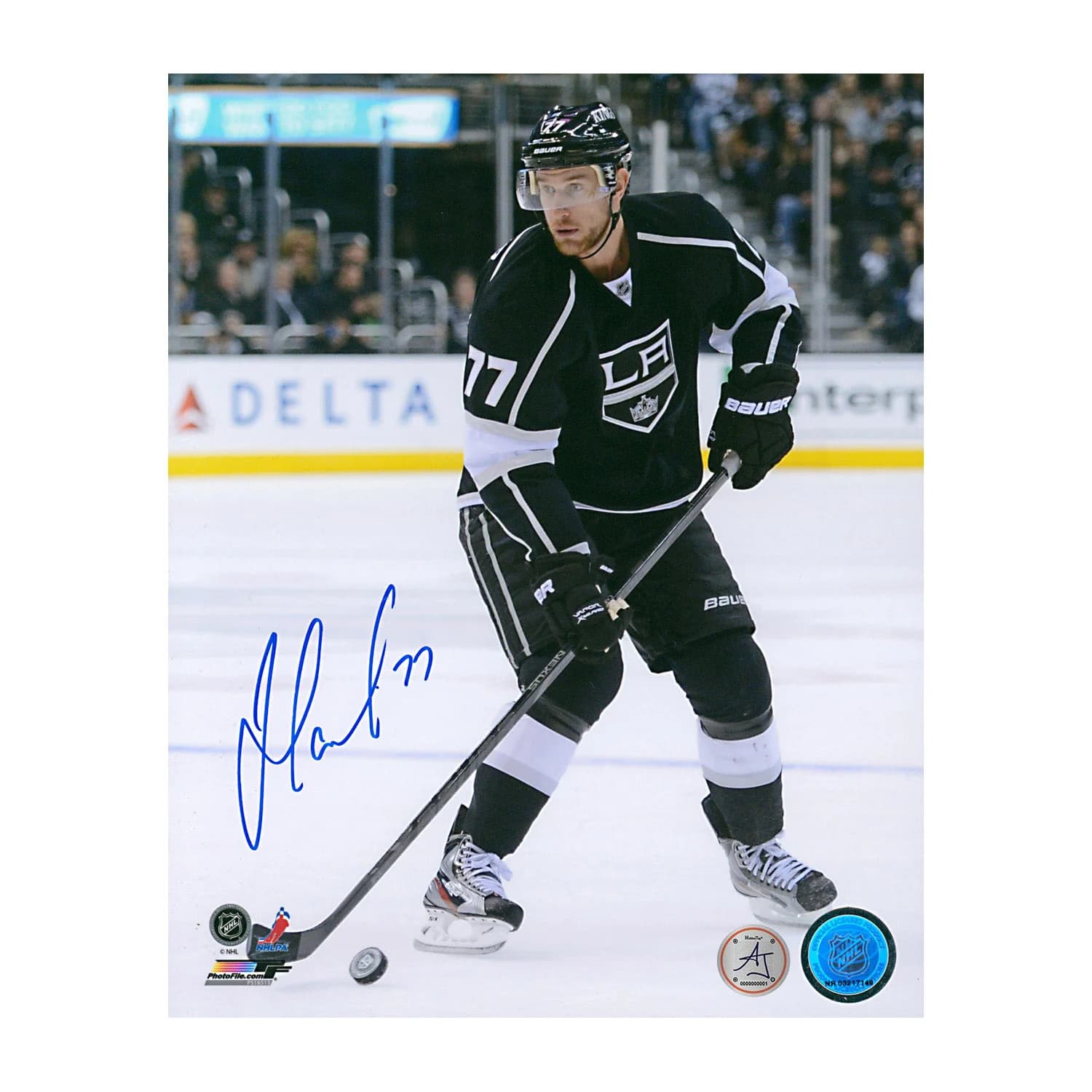 Jeff Carter Signed Los Angeles Kings Stickhandling 8x10 Photo Jeff Carter Photo 8x10-stickhandling, Los Angeles Kings, supplier stock photo
