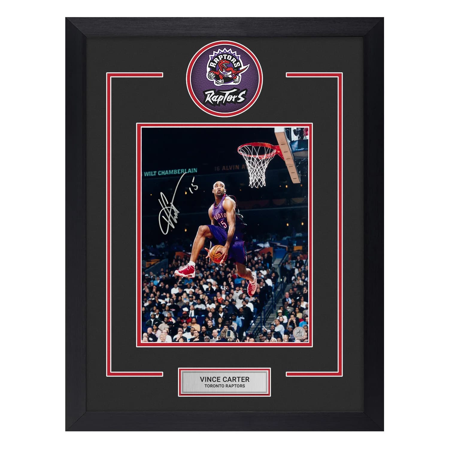 Vince Carter Autographed Toronto Raptors Slam Dunk 20x26 Frame Vince Carter Other 20x26-vince-carter-toronto-raptors-slam-dunk, supplier stock photo