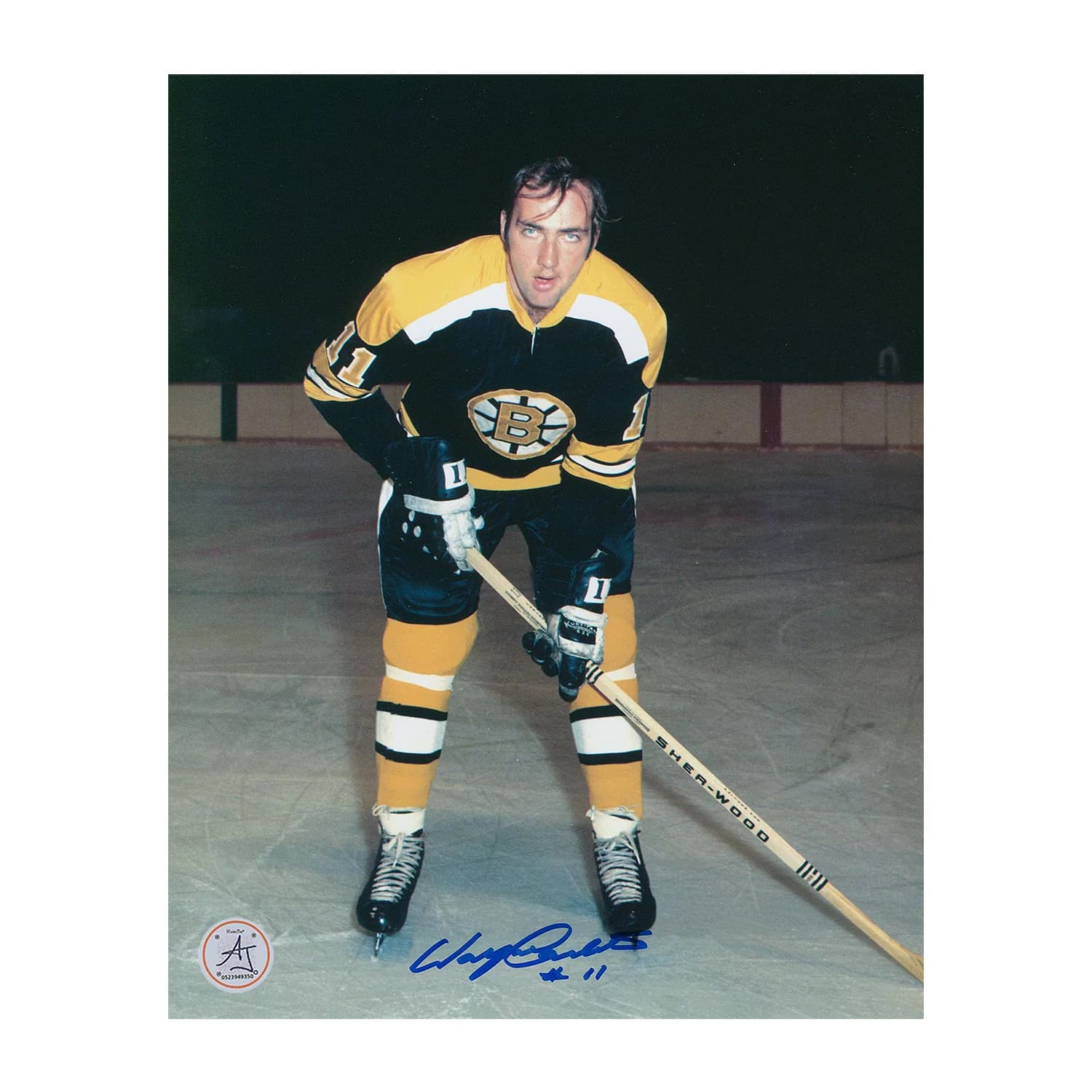 Wayne Carleton Autographed Boston Bruins Classic Hockey 8x10 Photo Wayne Carleton Photo 8x10-classic-hockey, Boston Bruins, supplier stock photo