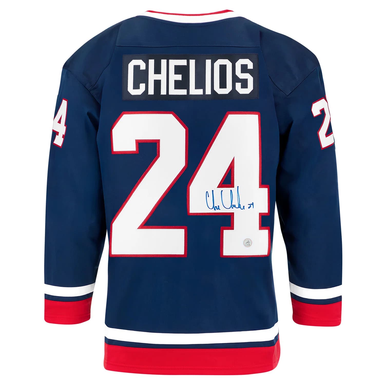 Chris Chelios Autographed Team USA Custom Hockey Nation Jersey Chris Chelios Jersey team-usa-hockey-nation, supplier stock photo