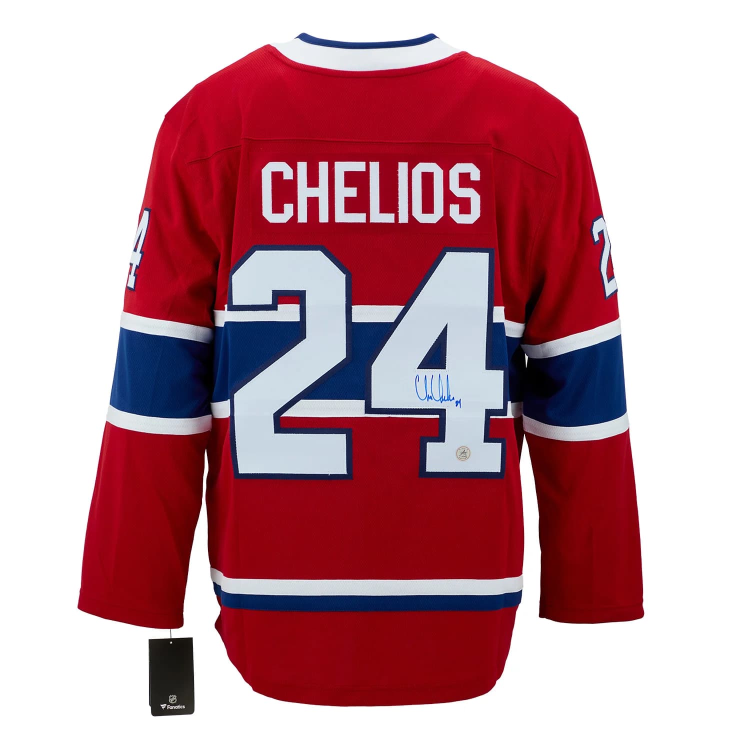 Chris Chelios Signed Montreal Canadiens Fanatics Breakaway Jersey Chris Chelios Jersey breakaway, Montreal Canadiens, supplier stock photo