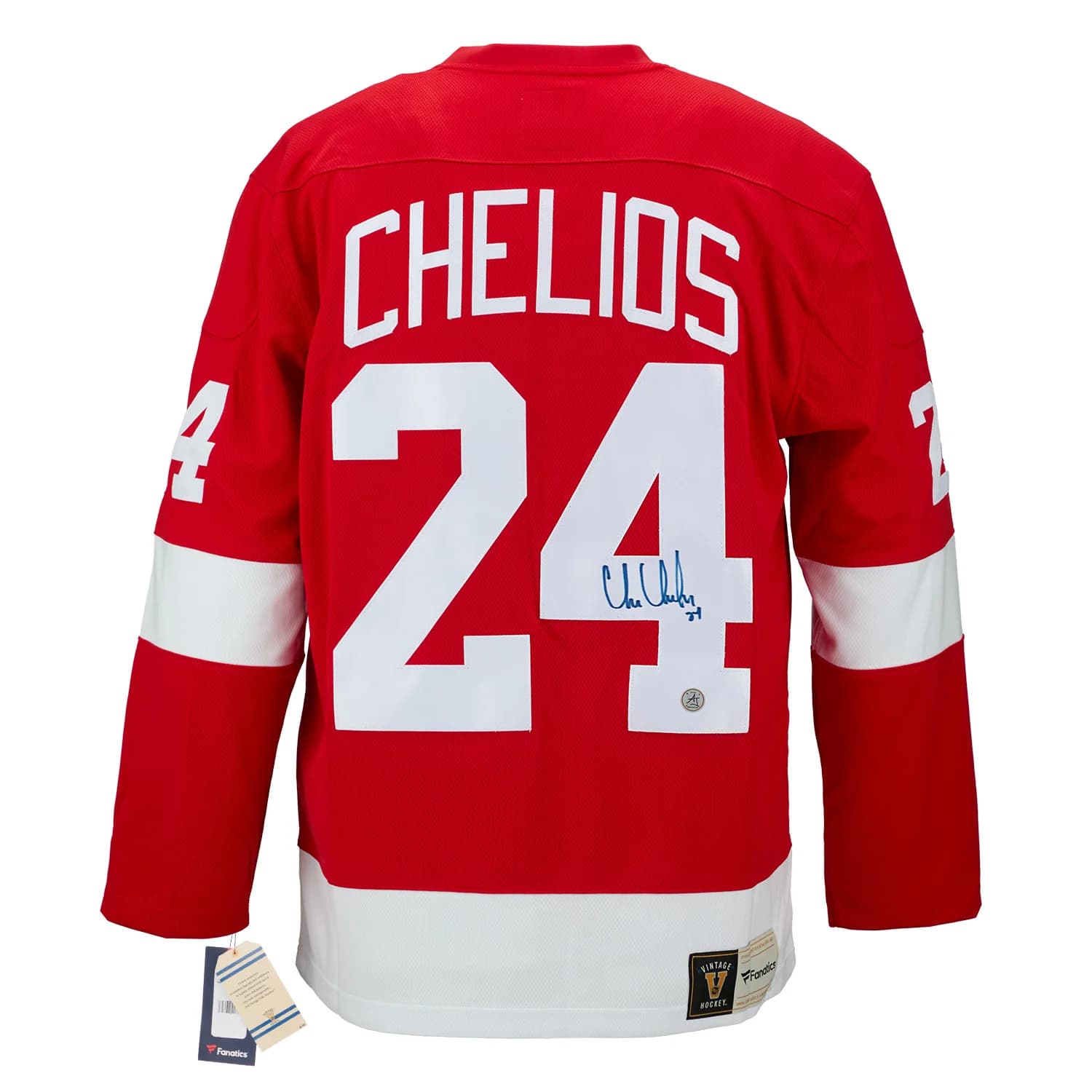 Chris Chelios Signed Detroit Red Wings Throwback Breakaway Jersey Chris Chelios Jersey throwback-breakaway, Detroit Red Wings, supplier stock photo