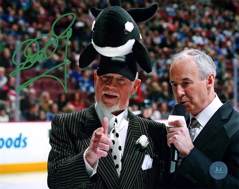 Don Cherry Signed Vancouver Canucks 8x10 Photo Don Cherry Photo 8x10, Vancouver Canucks, supplier stock photo