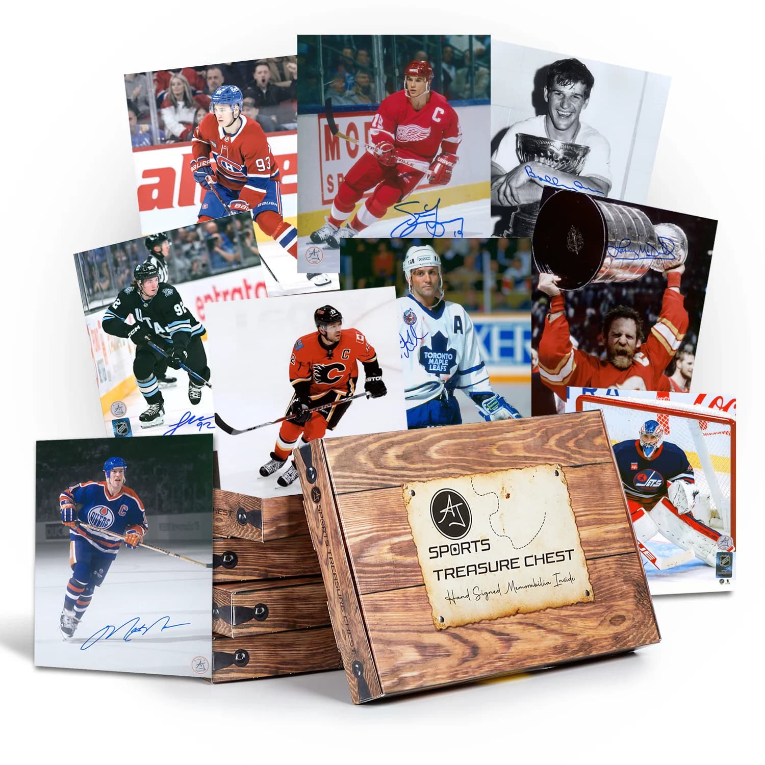 AJ Sports Hockey Heroes Signature Powerplay Photo Treasure Chest Photo aj-hockey-heroes-powerplay-treasure-chest, supplier stock photo