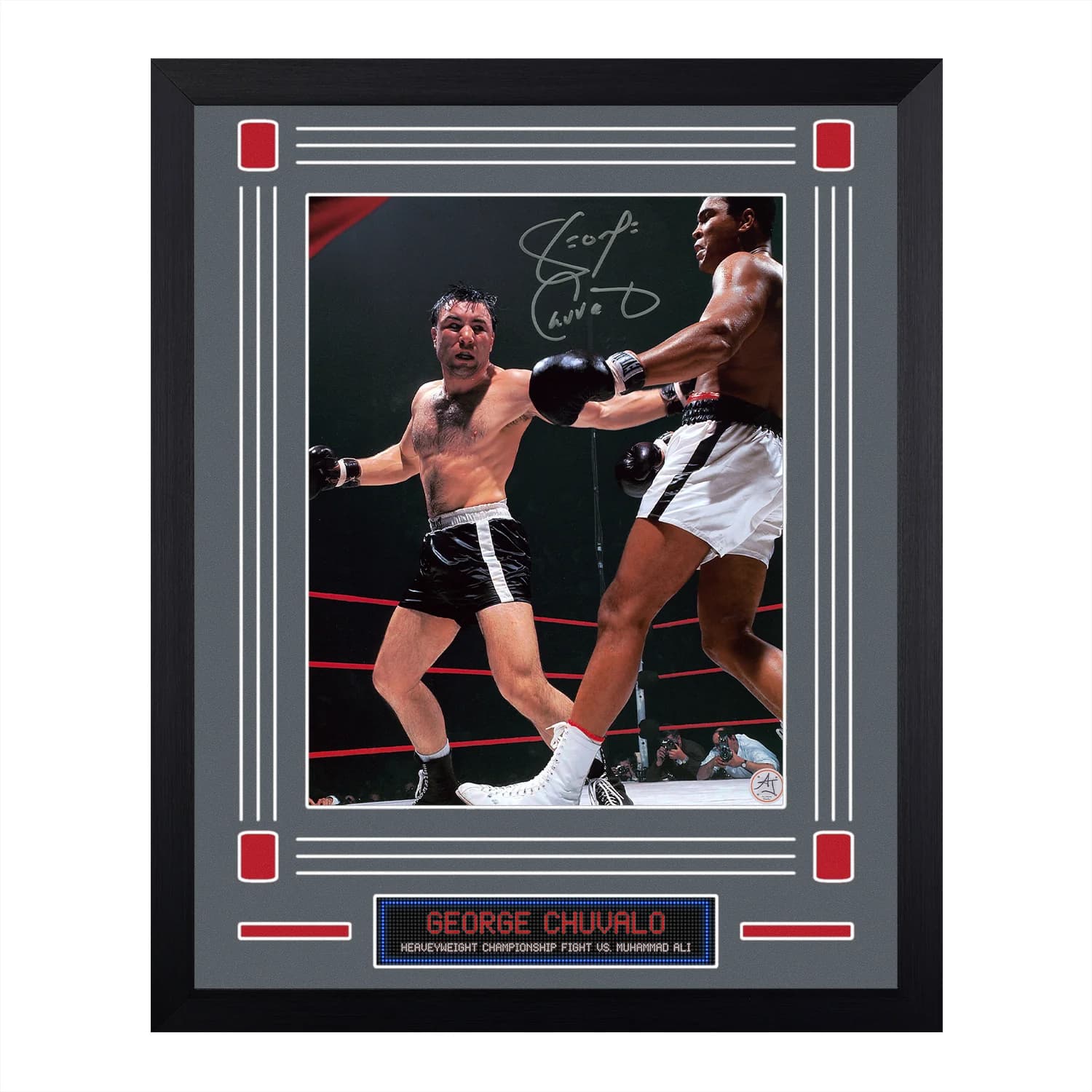 George Chuvalo Autographed Championship Fight Boxing Ring 19x23 Frame George Chuvalo Other 19x23-championship-fight-boxing-ring-frame, supplier stock photo