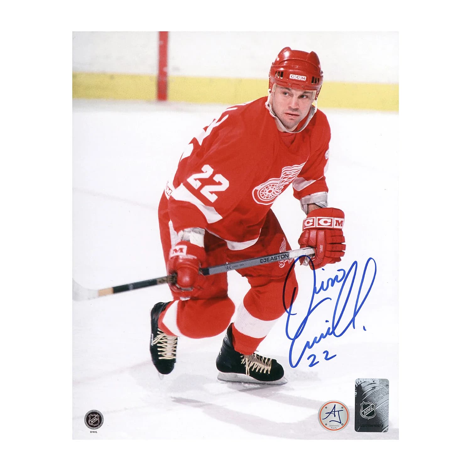 Dino Ciccarelli Autographed Detroit Red Wings Showcase 8x10 Photo Dino Ciccarelli Photo 8x10-showcase, Detroit Red Wings, supplier stock photo