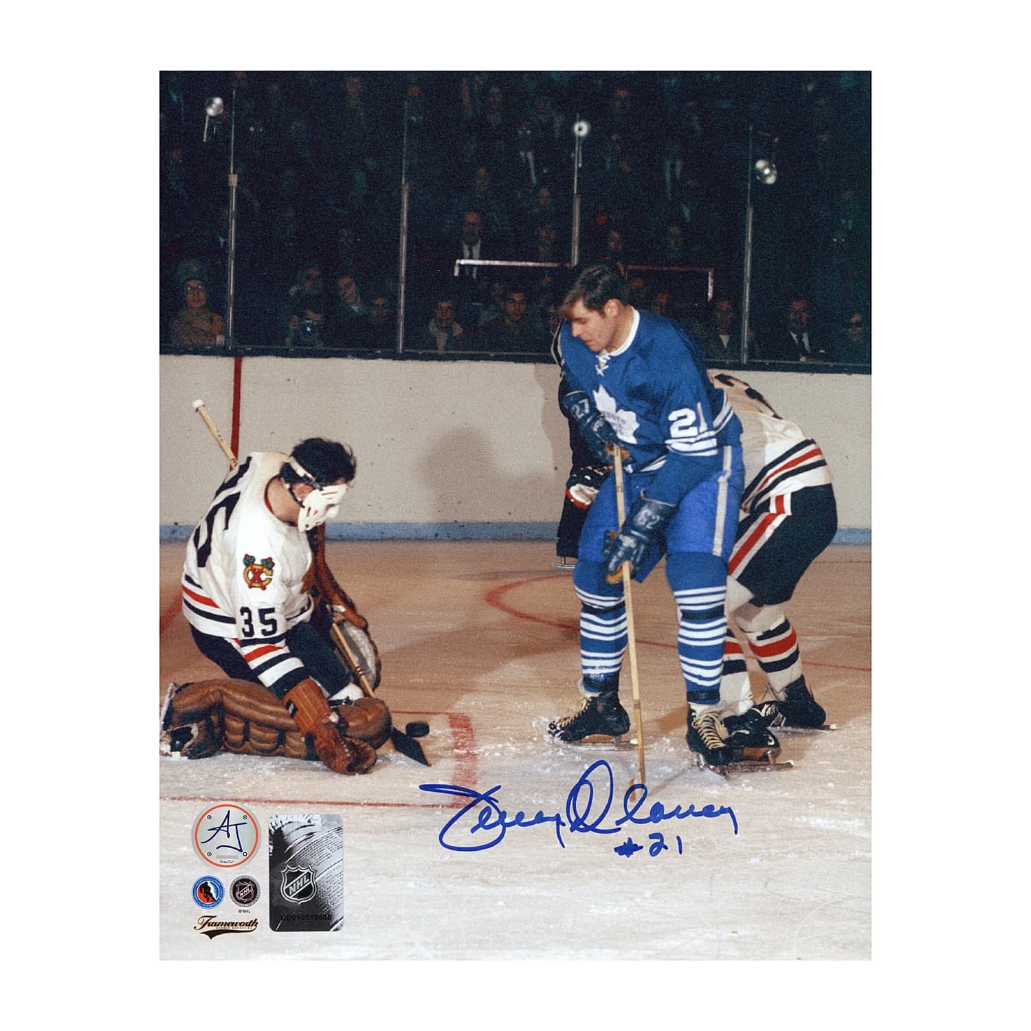Terry Clancy Autographed Toronto Maple Leafs Game Action 8x10 Photo Terry Clancy Photo 8x10-game-action, Toronto Maple Leafs, supplier stock photo