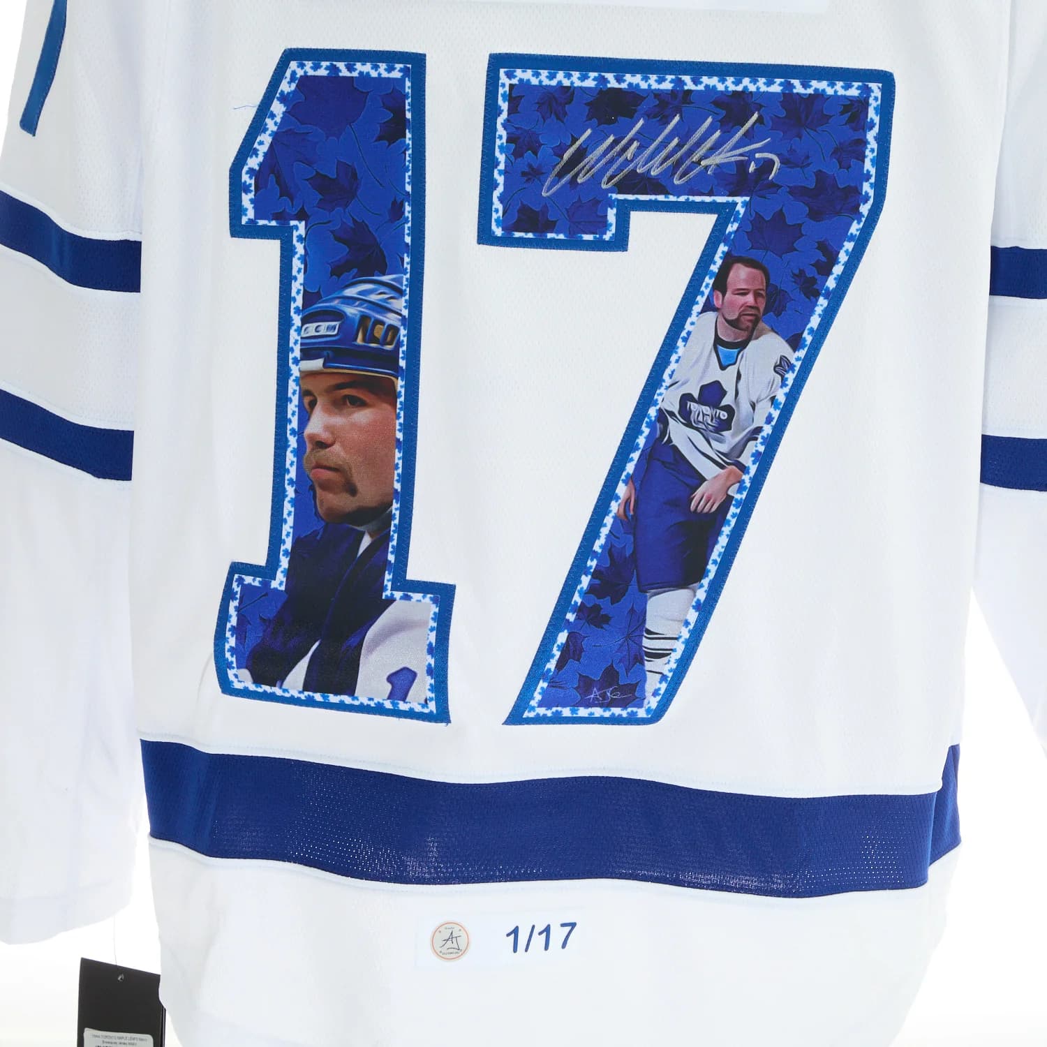 Wendel Clark Signed Toronto Maple Leafs Star Profile Art Jersey #1/17 Wendel Clark Jersey wendel-clark-toronto-maple-leafs-star, Toronto Maple Leafs, view 3, supplier stock photo