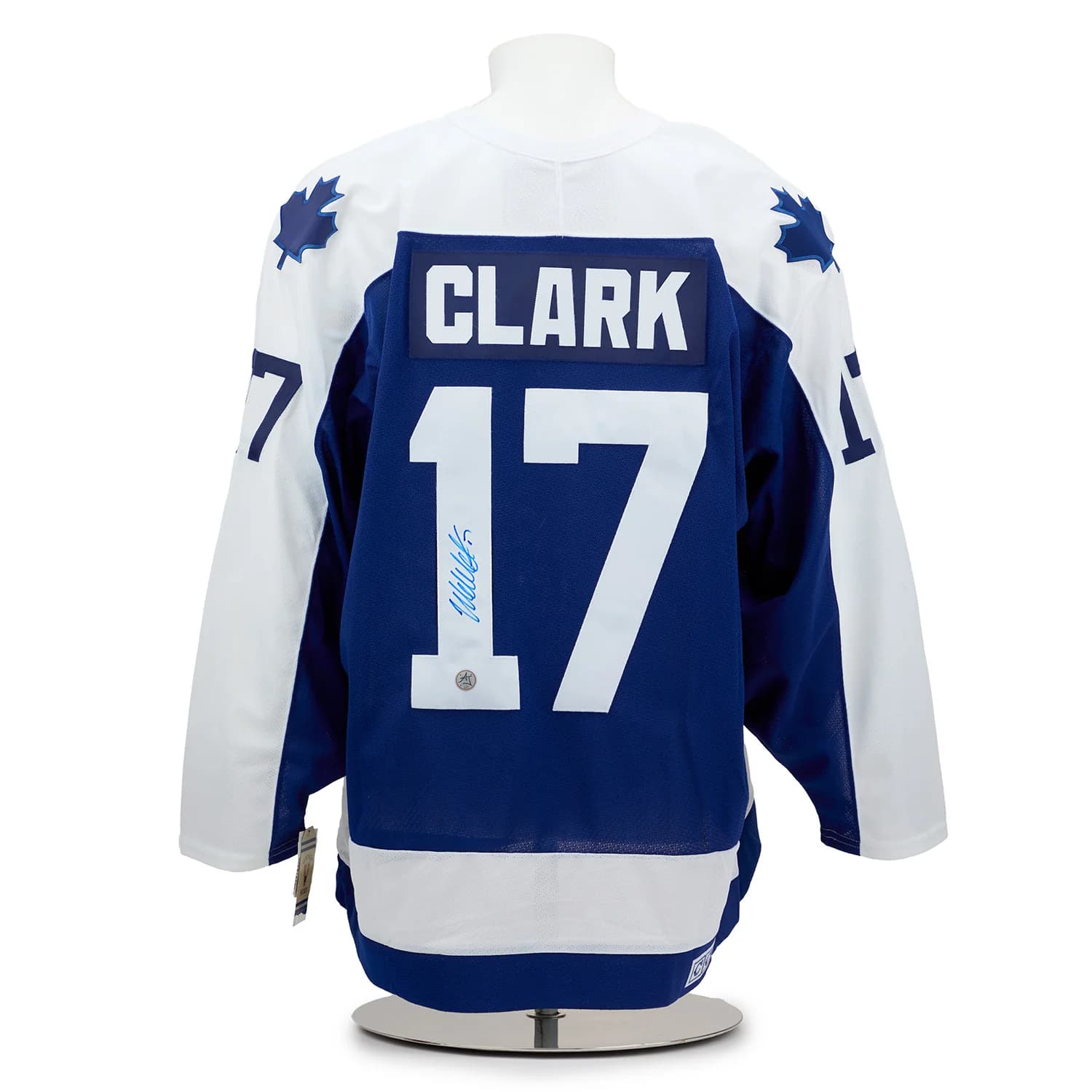 Wendel Clark Autographed Toronto Maple Leafs Vintage CCM Jersey Wendel Clark Jersey wendel-clark-toronto-maple-leafs-vintage, Toronto Maple Leafs, supplier stock photo