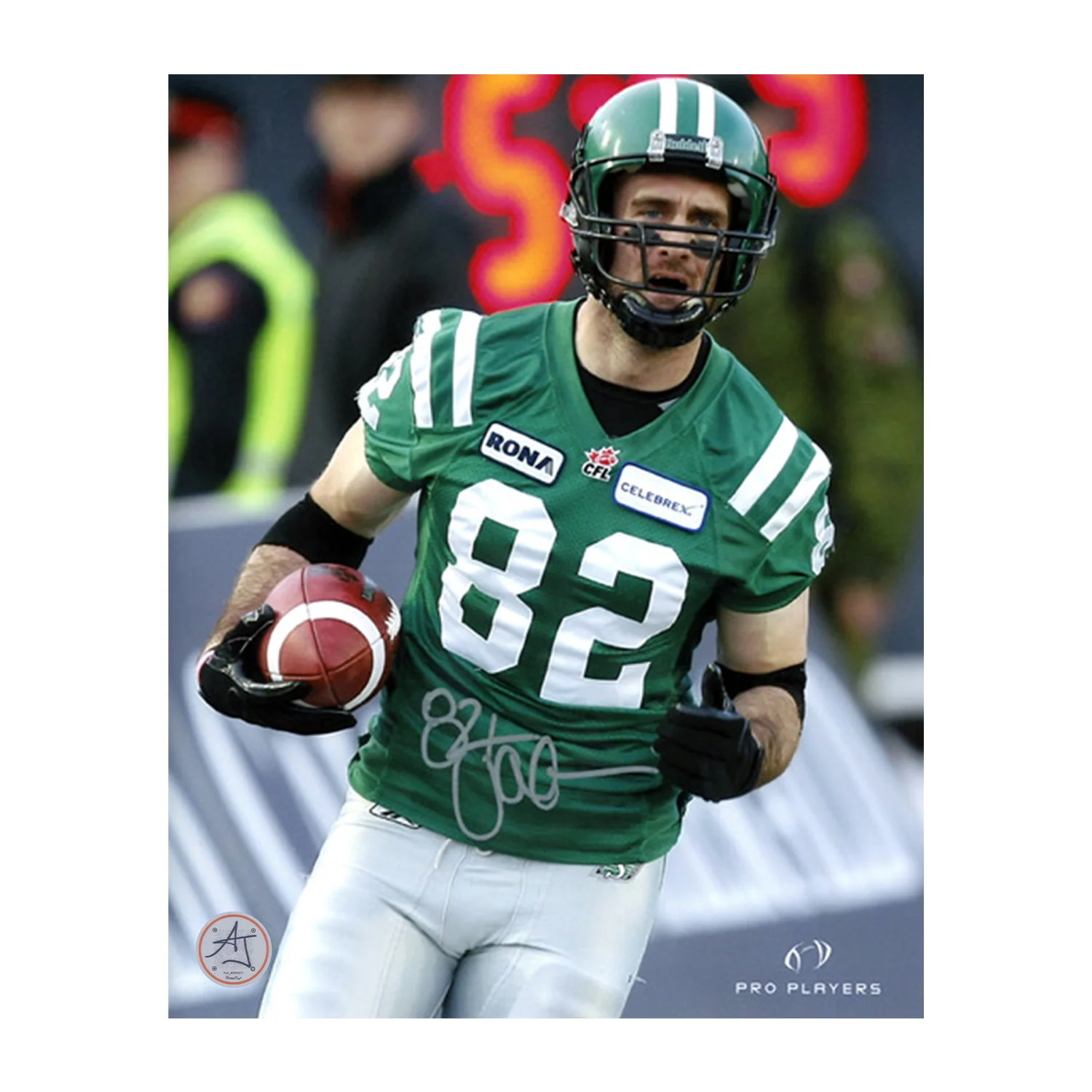 Jason Clermont Autographed Saskatchewan Roughriders Football 8x10 Photo Jason Clermont Photo 8x10-saskatchewan-roughriders-football, supplier stock photo
