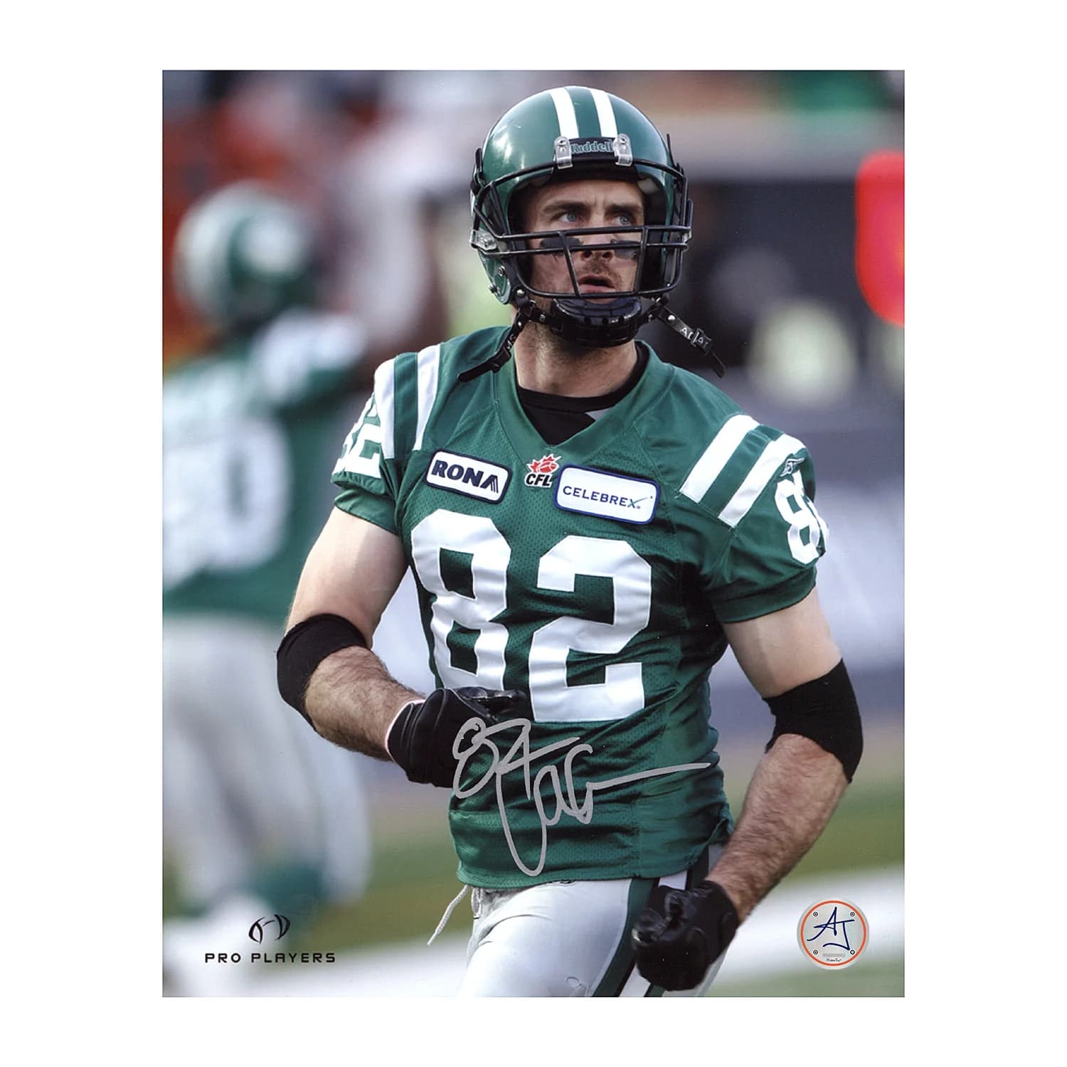 Jason Clermont Autographed Saskatchewan Roughriders CFL 8x10 Photo Jason Clermont Photo 8x10-saskatchewan-roughriders-cfl, supplier stock photo