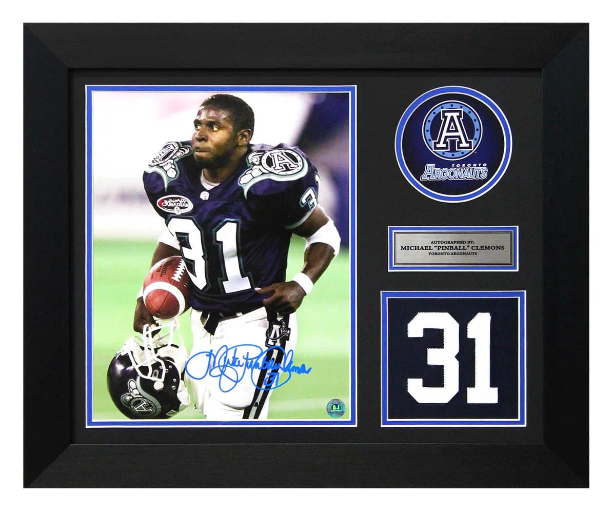 Pinball Clemons Signed Toronto Argonauts Game Day Number 20x24 Frame Mike Pinball Clemons Other 20x24-toronto-argonauts-game-day-number-frame, supplier stock photo
