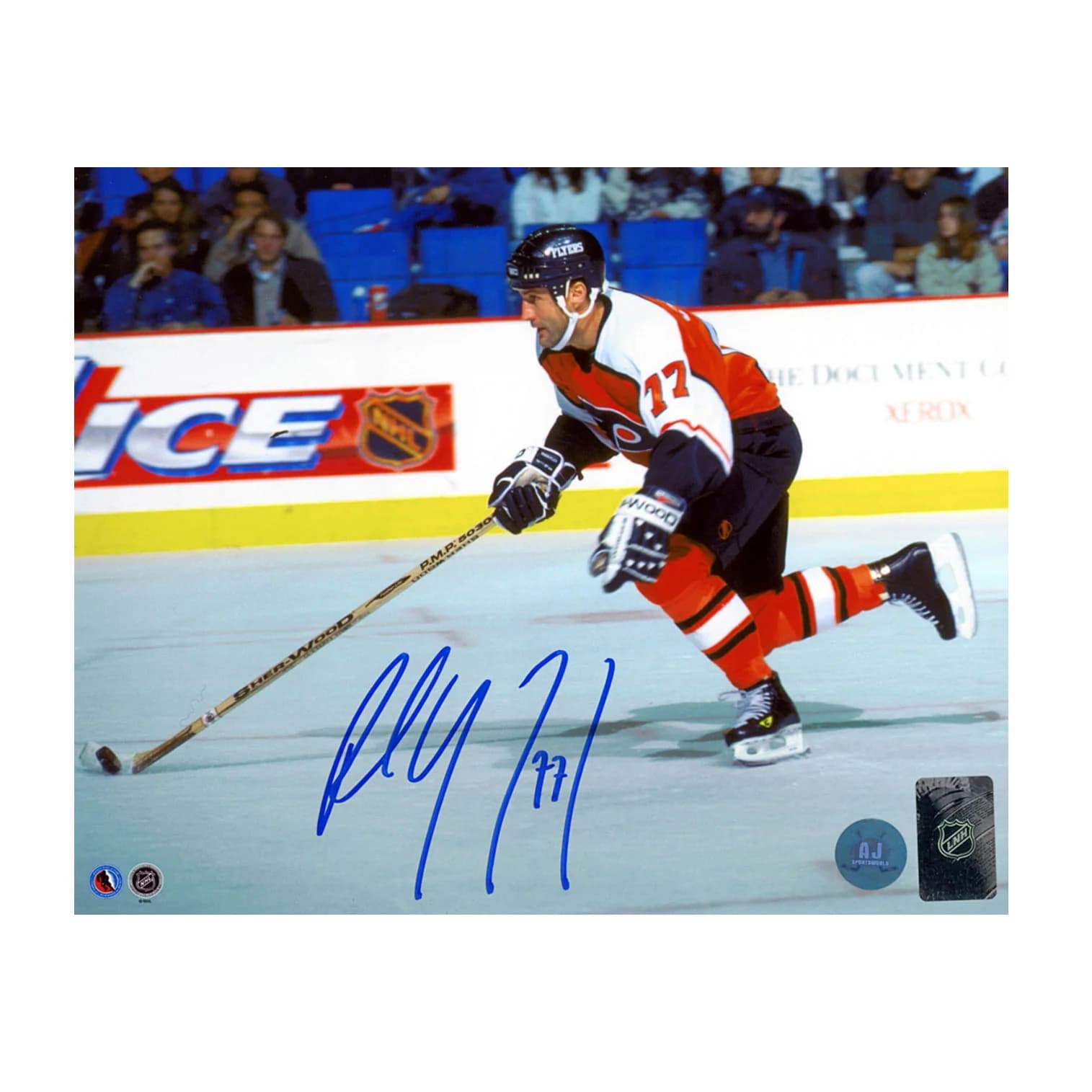 Paul Coffey Autographed Philadelphia Flyers Hockey 8x10 Photo Paul Coffey Photo 8x10-hockey, Philadelphia Flyers, supplier stock photo