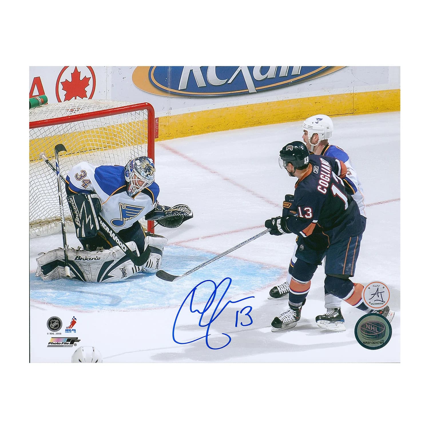 Andrew Cogliano Signed Edmonton Oilers Shooting 8x10 Photo Andrew Cogliano Photo 8x10-shooting, Edmonton Oilers, supplier stock photo