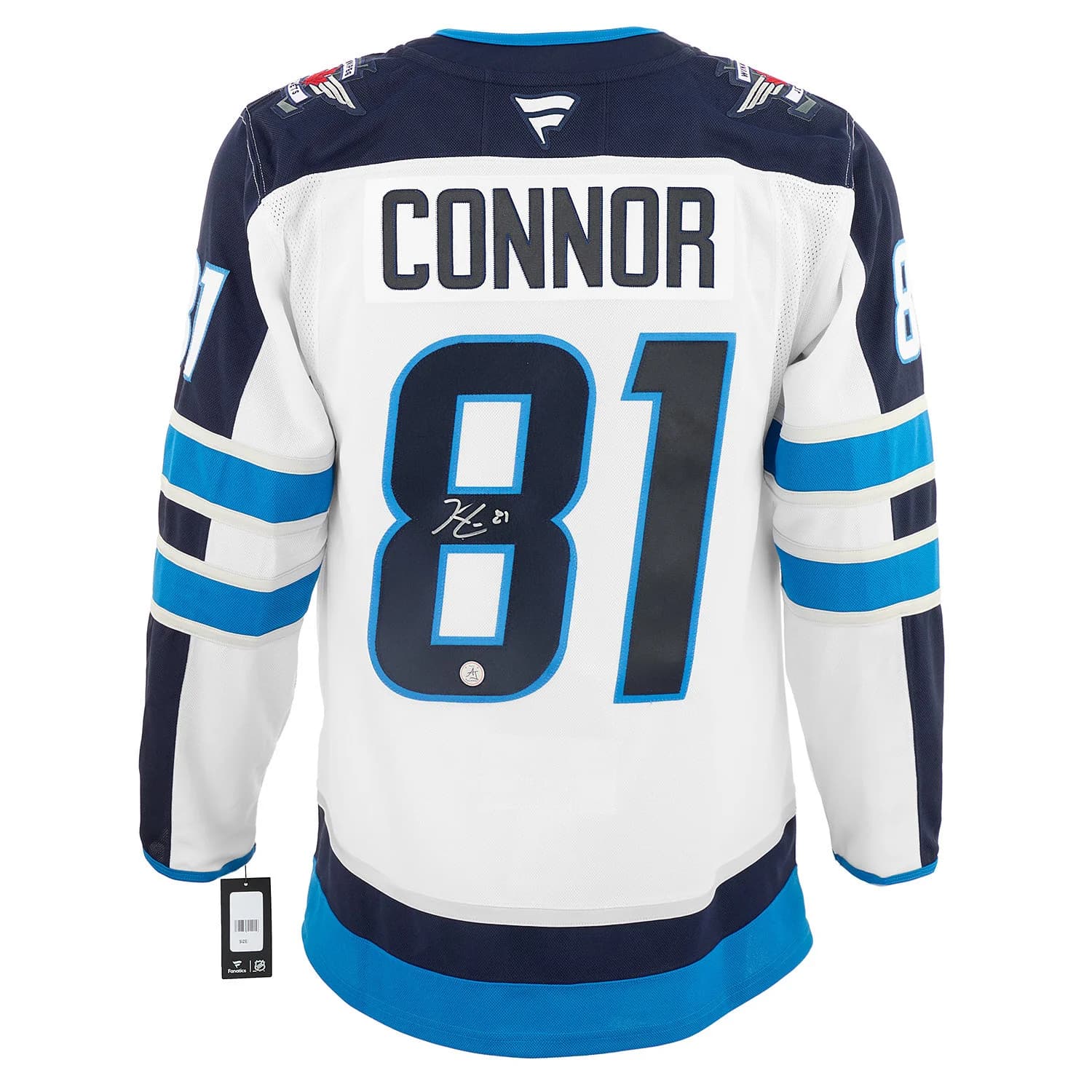 Kyle Connor Signed Winnipeg Jets White Fanatics Premium Jersey Kyle Connor Jersey kyle-connor-winnipeg-jets-white-premium, Winnipeg Jets, supplier stock photo