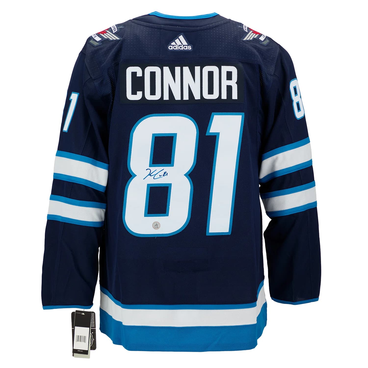 Kyle Connor Autographed Winnipeg Jets adidas Jersey Kyle Connor Jersey adidas, Winnipeg Jets, supplier stock photo