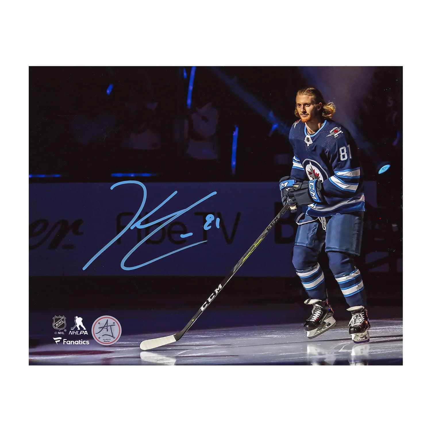 Kyle Connor Signed Winnipeg Jets Spotlight Intro 8x10 Photo Kyle Connor Photo 8x10-spotlight-intro, Winnipeg Jets, supplier stock photo