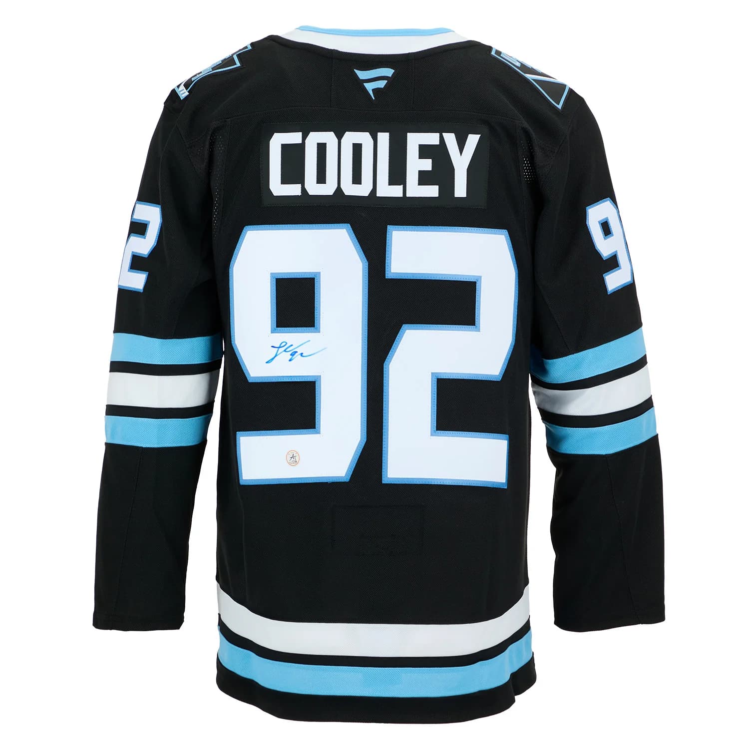 Logan Cooley Autographed Utah Mammoth Fanatics Premium Jersey Logan Cooley Jersey utah-mammoth-premium, supplier stock photo