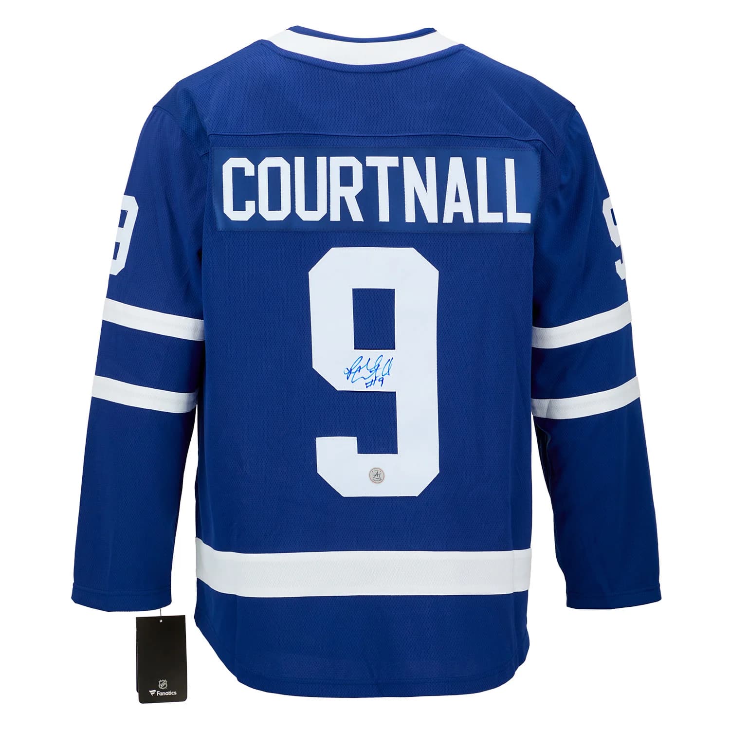 Russ Courtnall Signed Toronto Maple Leafs Fanatics Breakaway Jersey Russ Courtnall Jersey breakaway, Toronto Maple Leafs, supplier stock photo