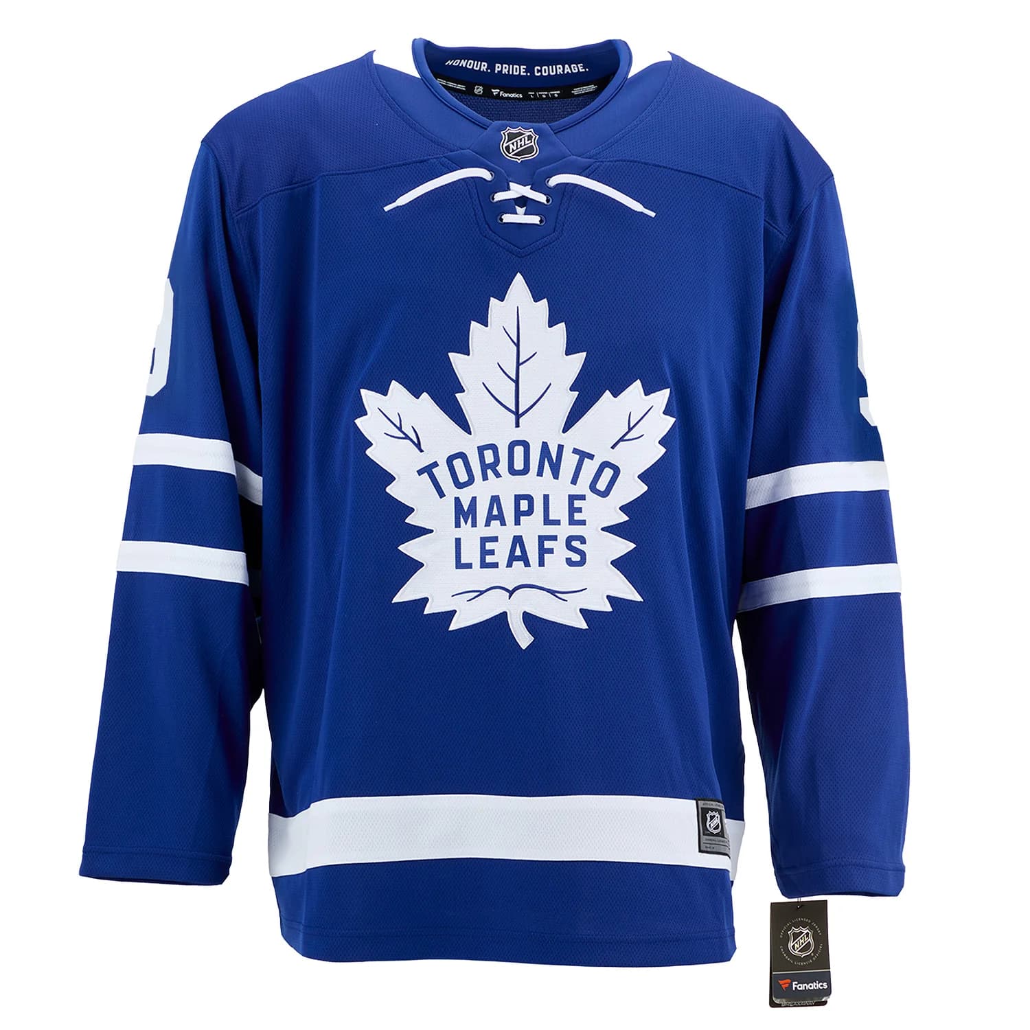 Russ Courtnall Signed Toronto Maple Leafs Fanatics Breakaway Jersey Russ Courtnall Jersey breakaway, Toronto Maple Leafs, view 2, supplier stock photo