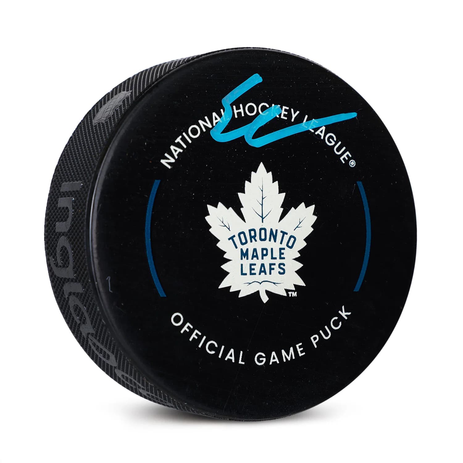 Easton Cowan Signed Toronto Maple Leafs Official Game Puck Easton Cowan Puck game, Toronto Maple Leafs, supplier stock photo
