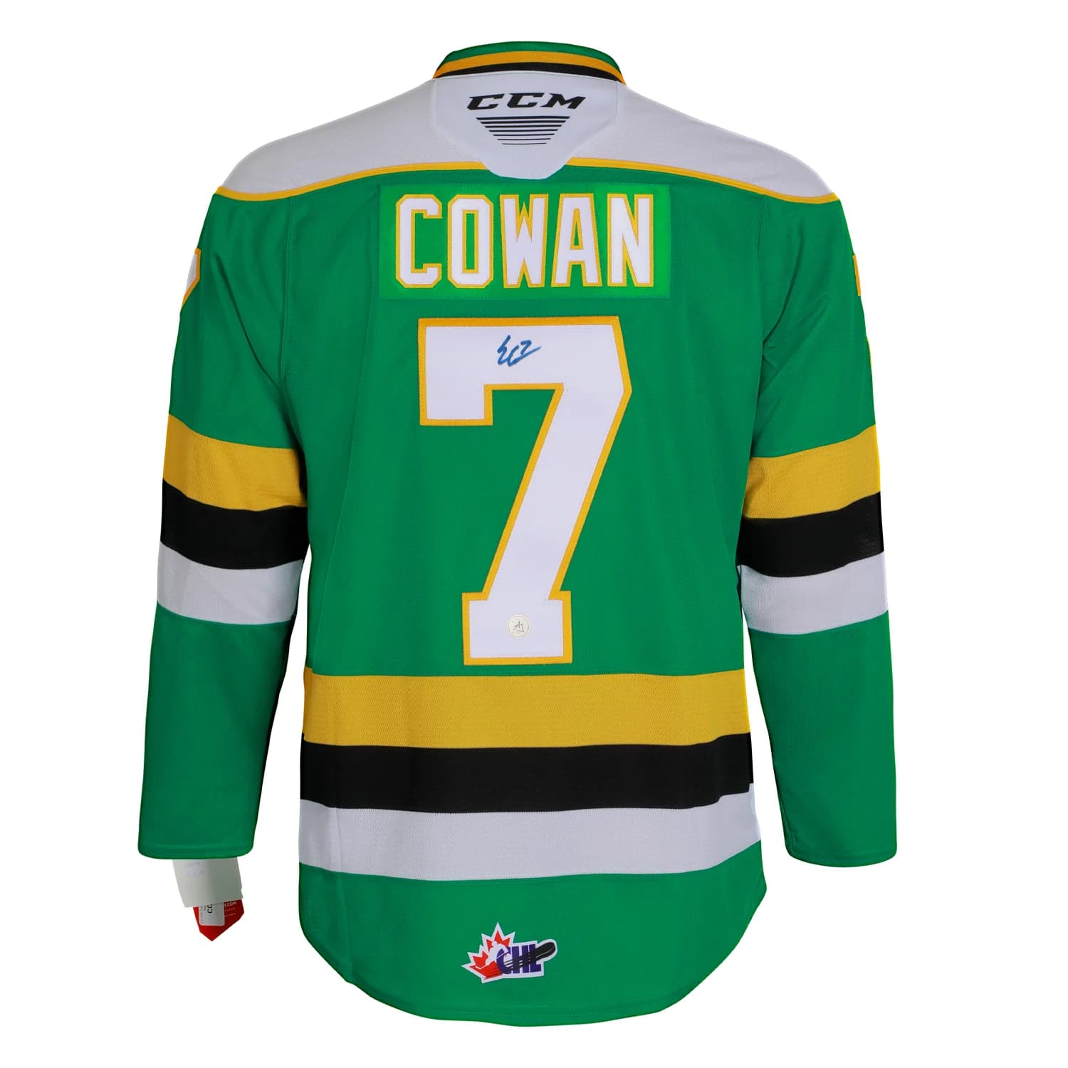 Easton Cowan Autographed London Knights Replica CCM Hockey Jersey Easton Cowan Jersey london-knights-replica-ccm-hockey, supplier stock photo