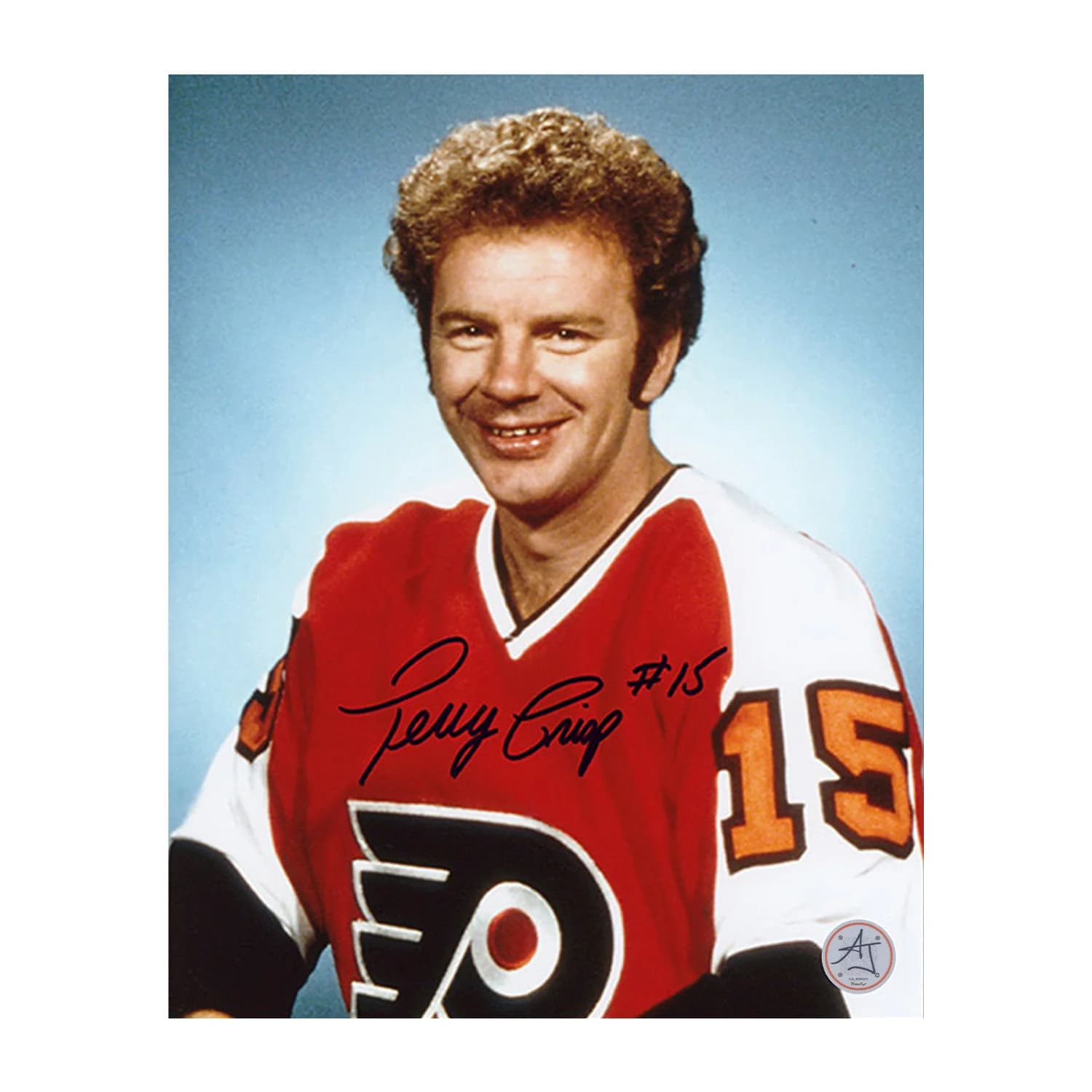 Terry Crisp Autographed Philadelphia Flyers Portrait 8x10 Photo Terry Crisp Photo 8x10-portrait, Philadelphia Flyers, supplier stock photo