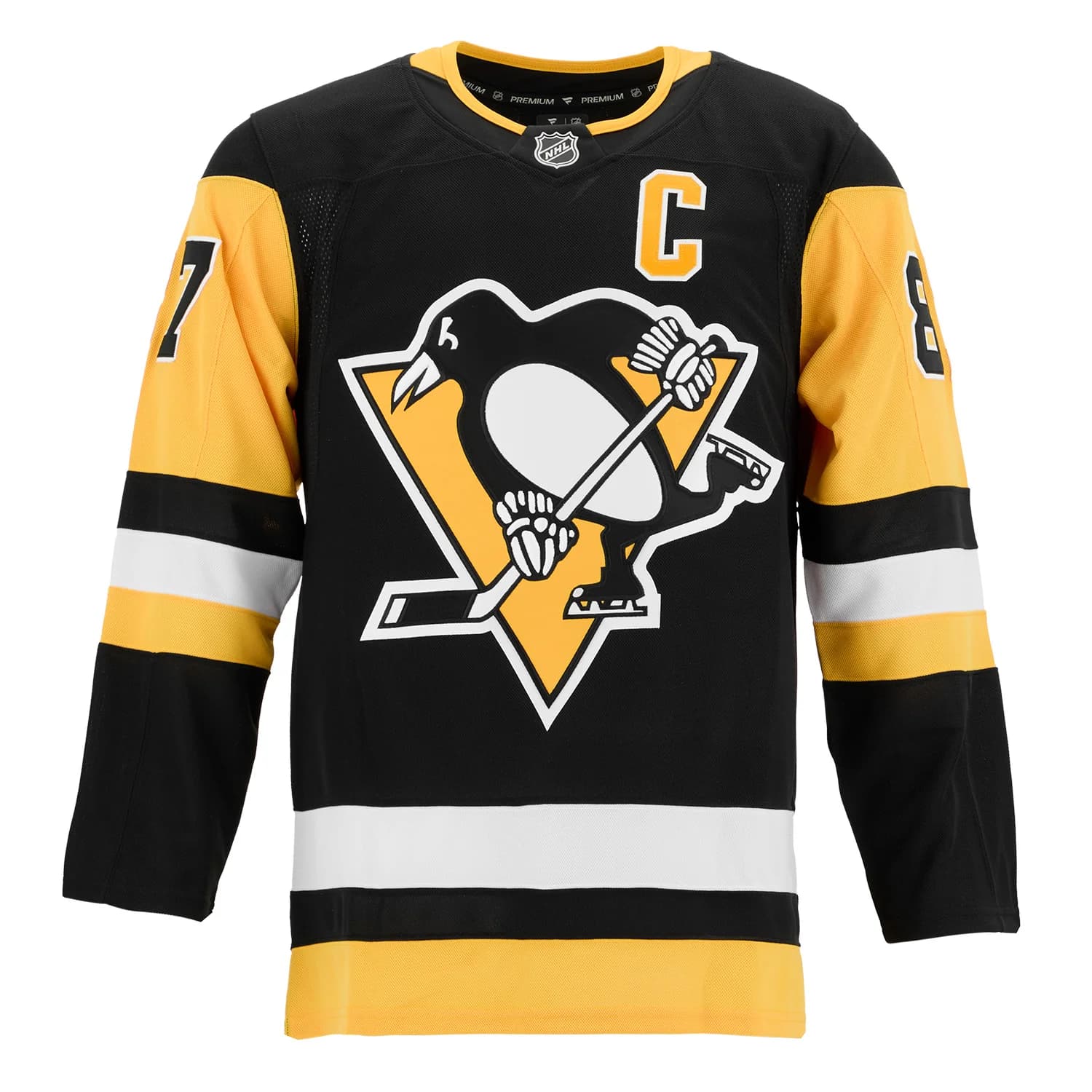 Sidney Crosby Autographed Pittsburgh Penguins Fanatics Premium Jersey Sidney Crosby Jersey premium, Pittsburgh Penguins, view 2, supplier stock photo