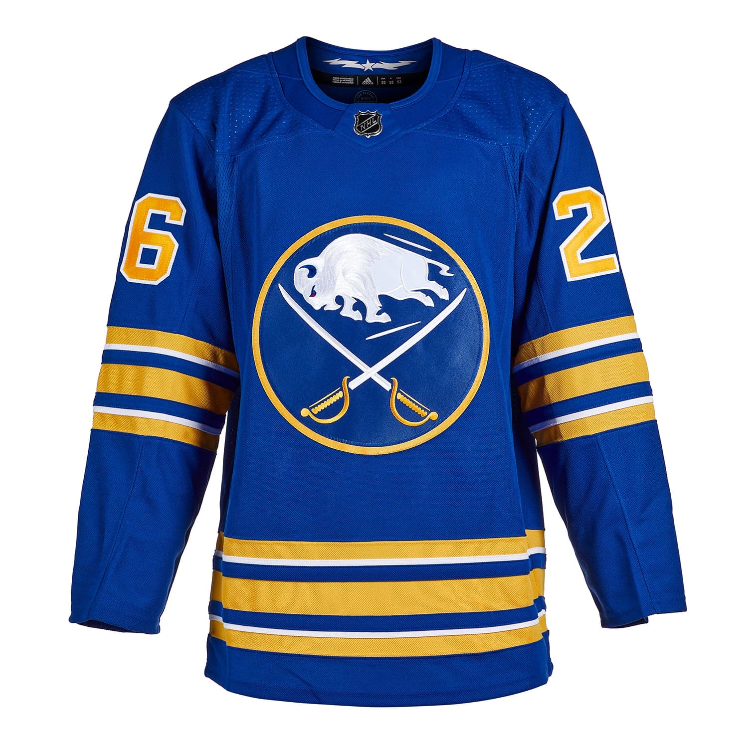 Rasmus Dahlin Autographed Buffalo Sabres Blue adidas Jersey Rasmus Dahlin Jersey blue-adidas, Buffalo Sabres, view 2, supplier stock photo