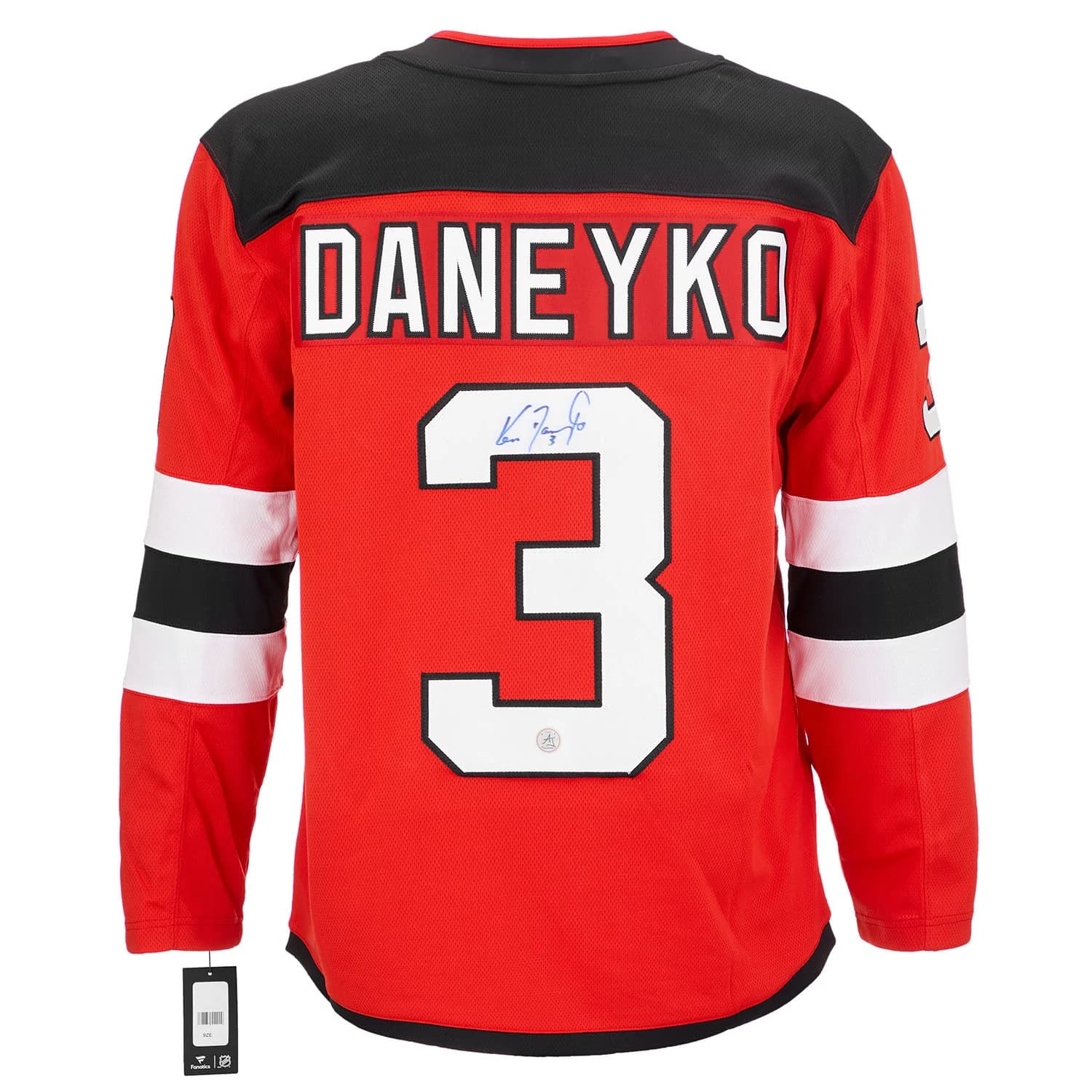 Ken Daneyko Autographed New Jersey Devils Fanatics Breakaway Jersey Ken Daneyko Jersey breakaway, New Jersey Devils, supplier stock photo